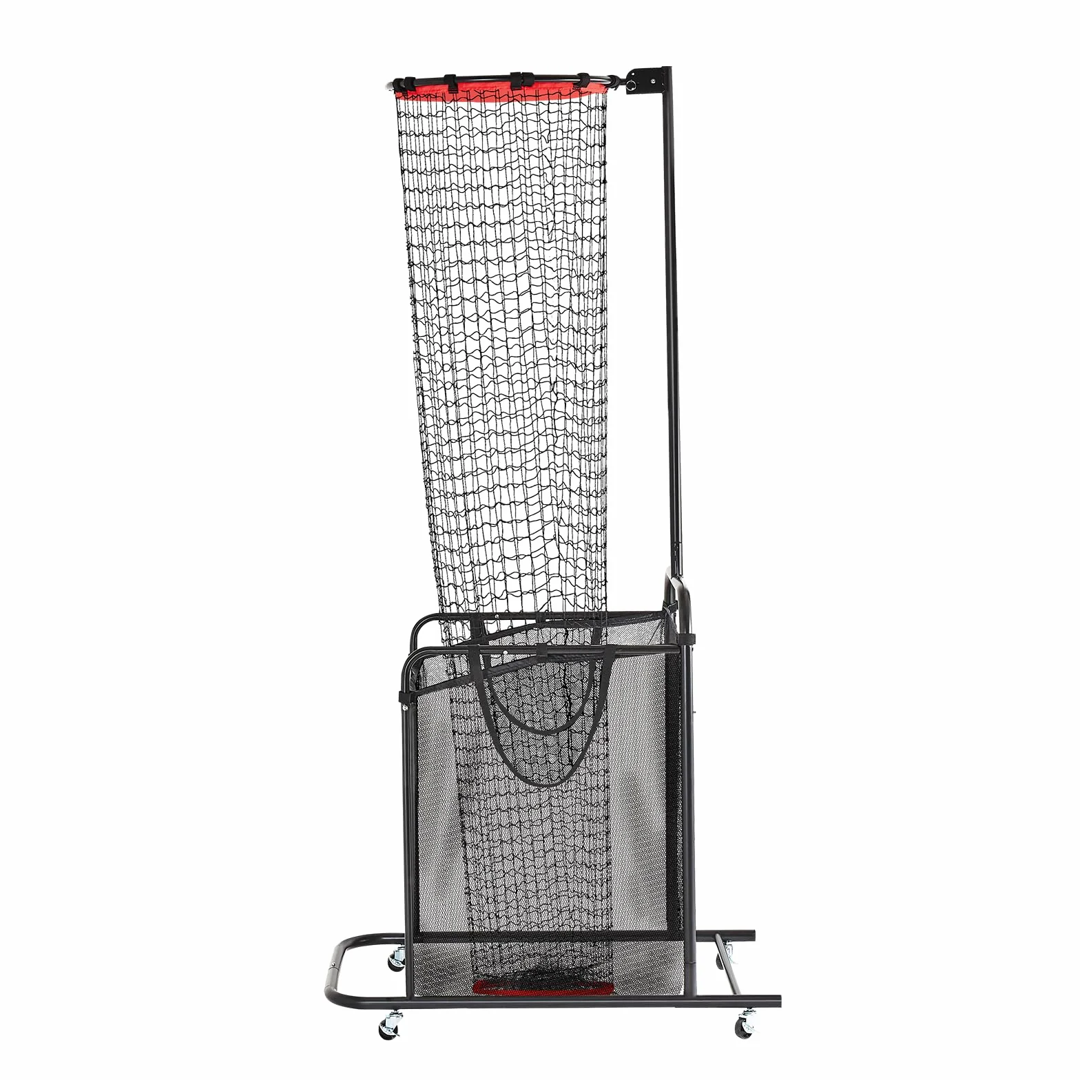 VEVOR Système de filet d'entraînement de volley-ball 20,3 x 3,7 x 3,4 m filet portable 14 filets