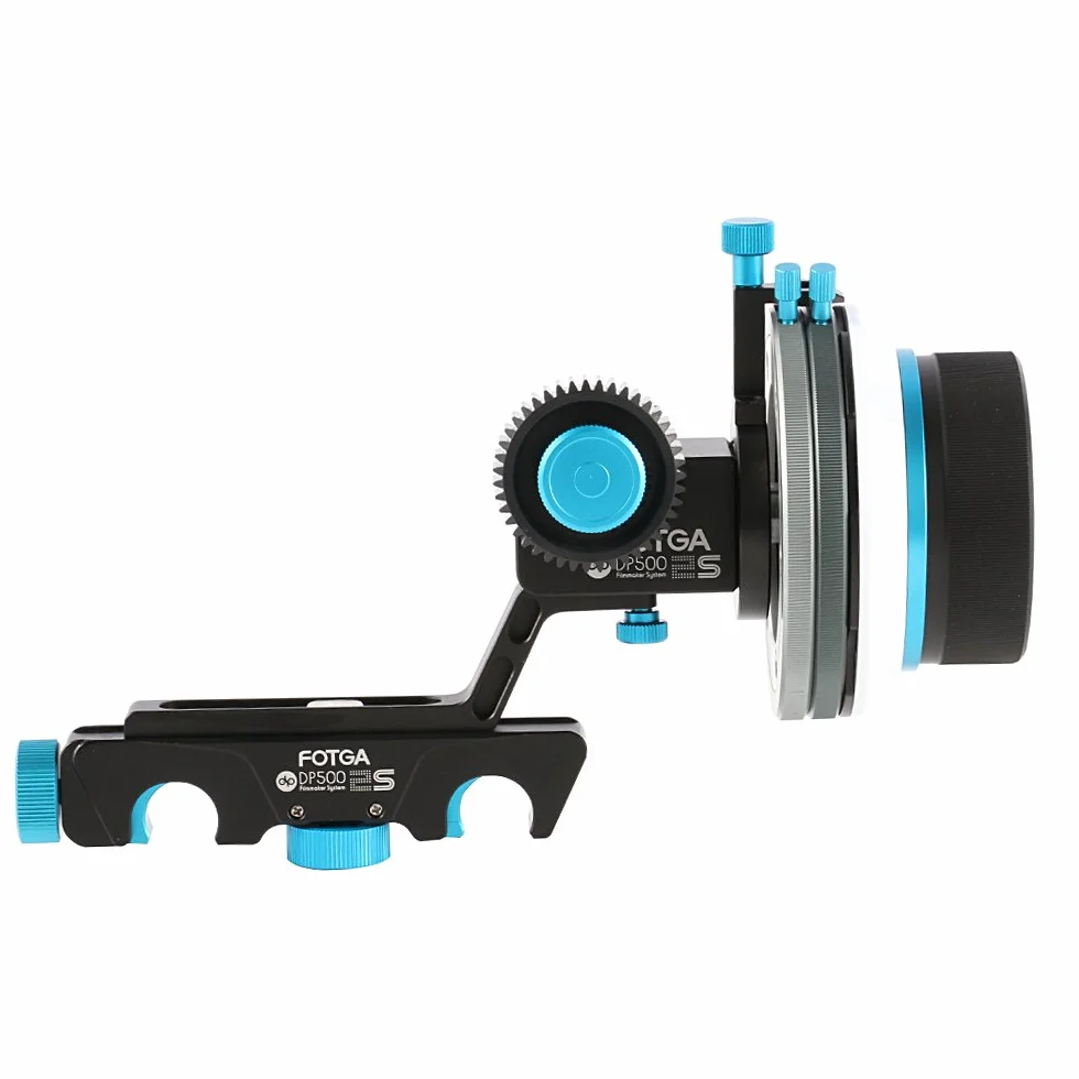 Mise à niveau Fotga DP500IIS QR dämpfen Schnellspanner Follow Focus A/B Harter Stopp pour 15 mm Rod Rig DSLR 5DII III 7D 15 mm HDV HDSLR Kodierungssoftware Unterstützung