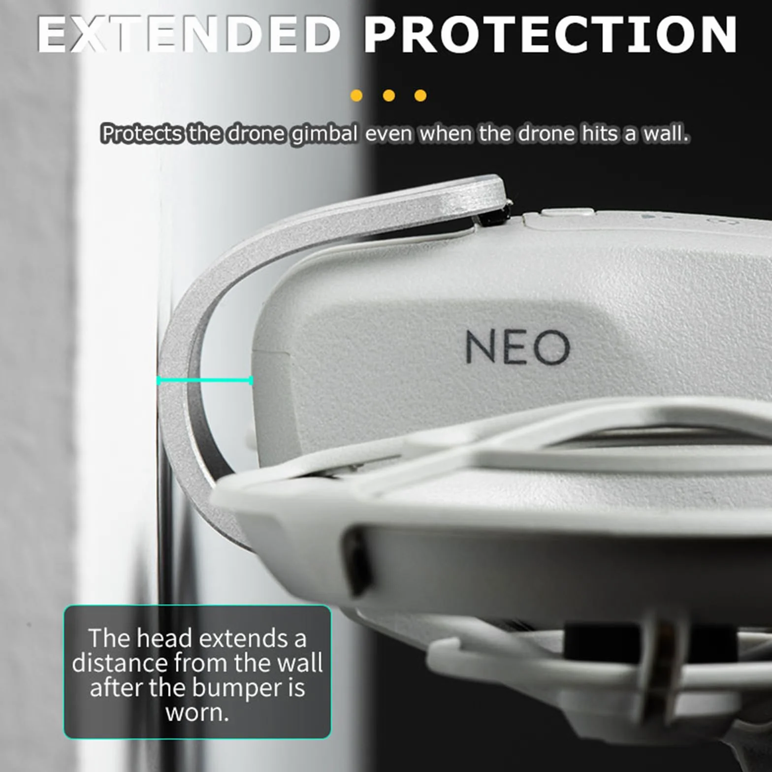 Pare-chocs pour drone DJI Neo - Tige de protection anti-collision en aluminium pour drone DJI Neo