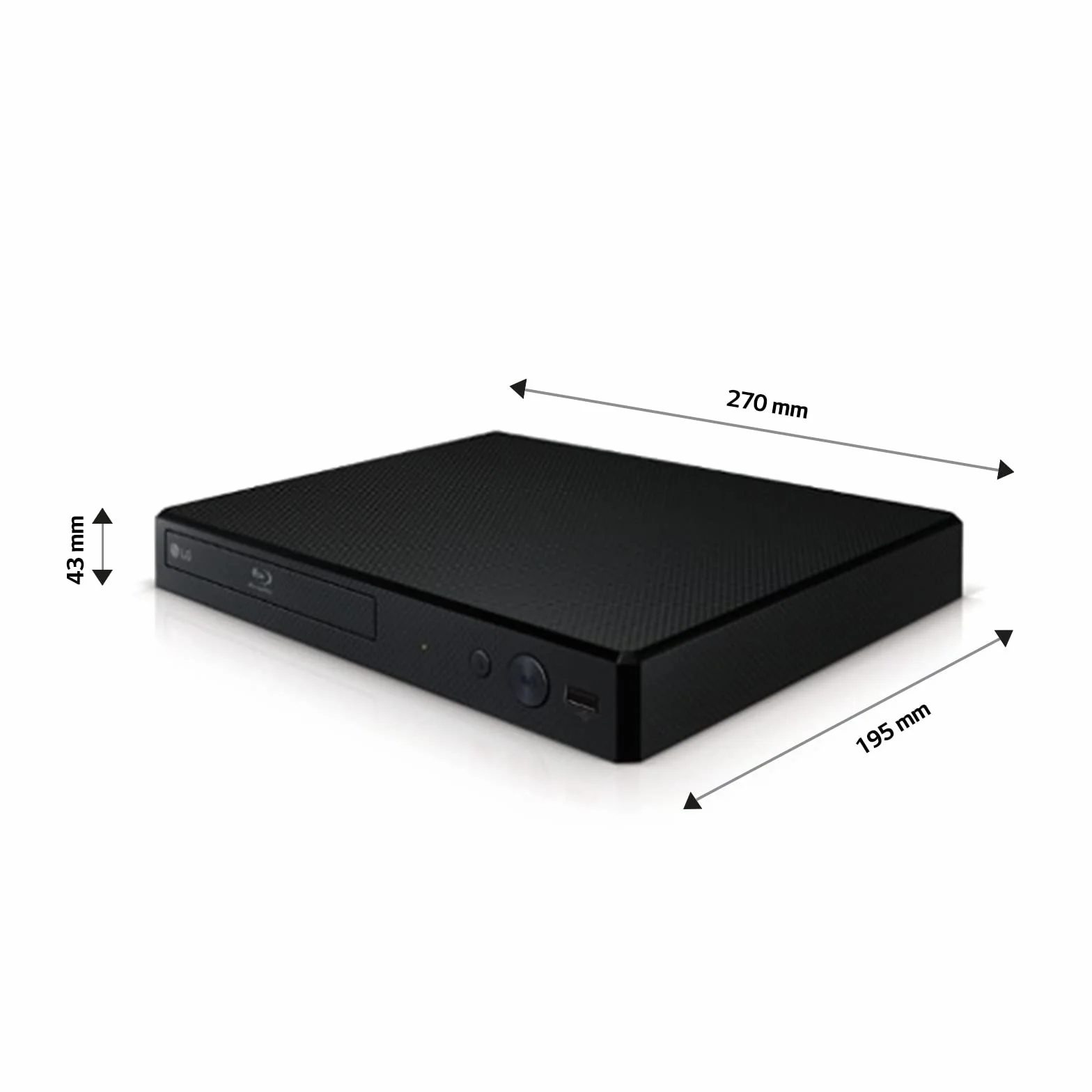 LG BP250 - Lecteur Blu-Ray (HDMI, Port USB) - Noir