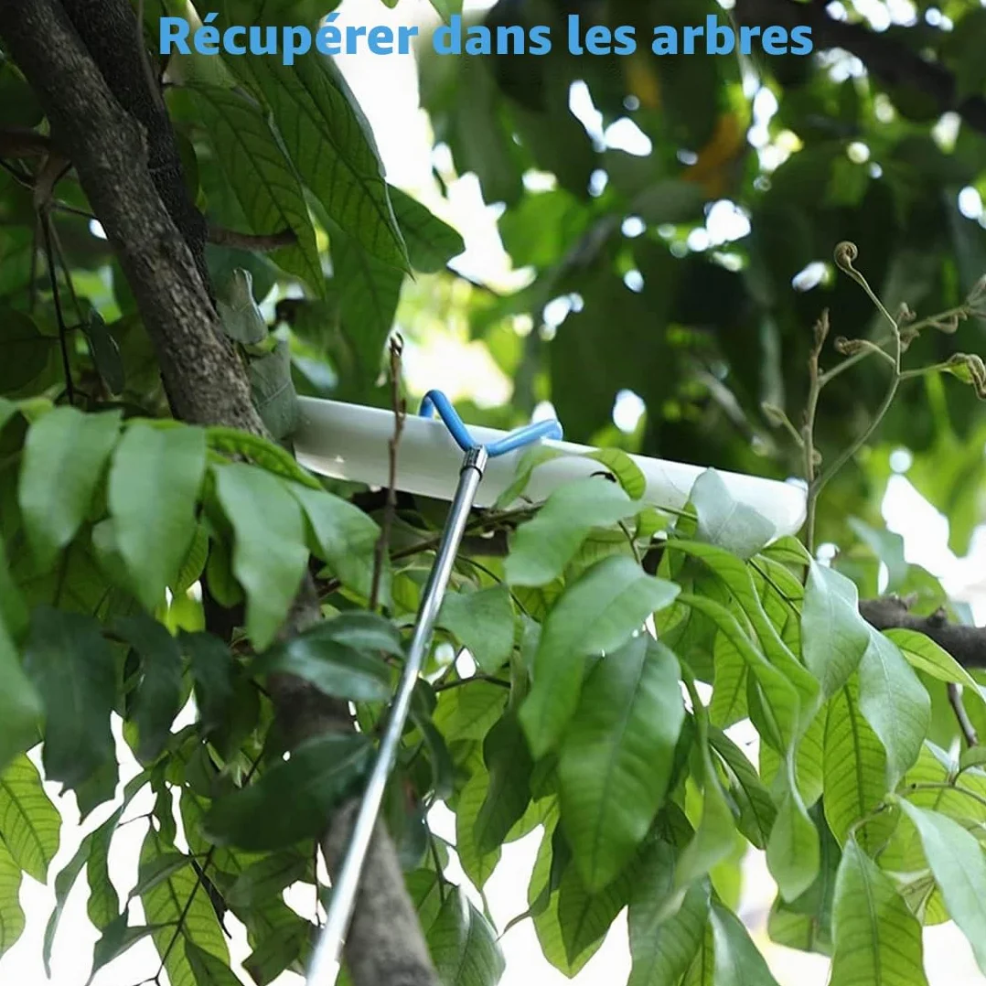 Perche télescopique 3 m avec crochet pour disque