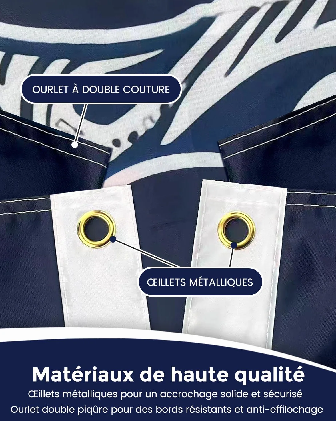 Drapeau Coupe du Monde 2026 150×90 CM Fanion Foot