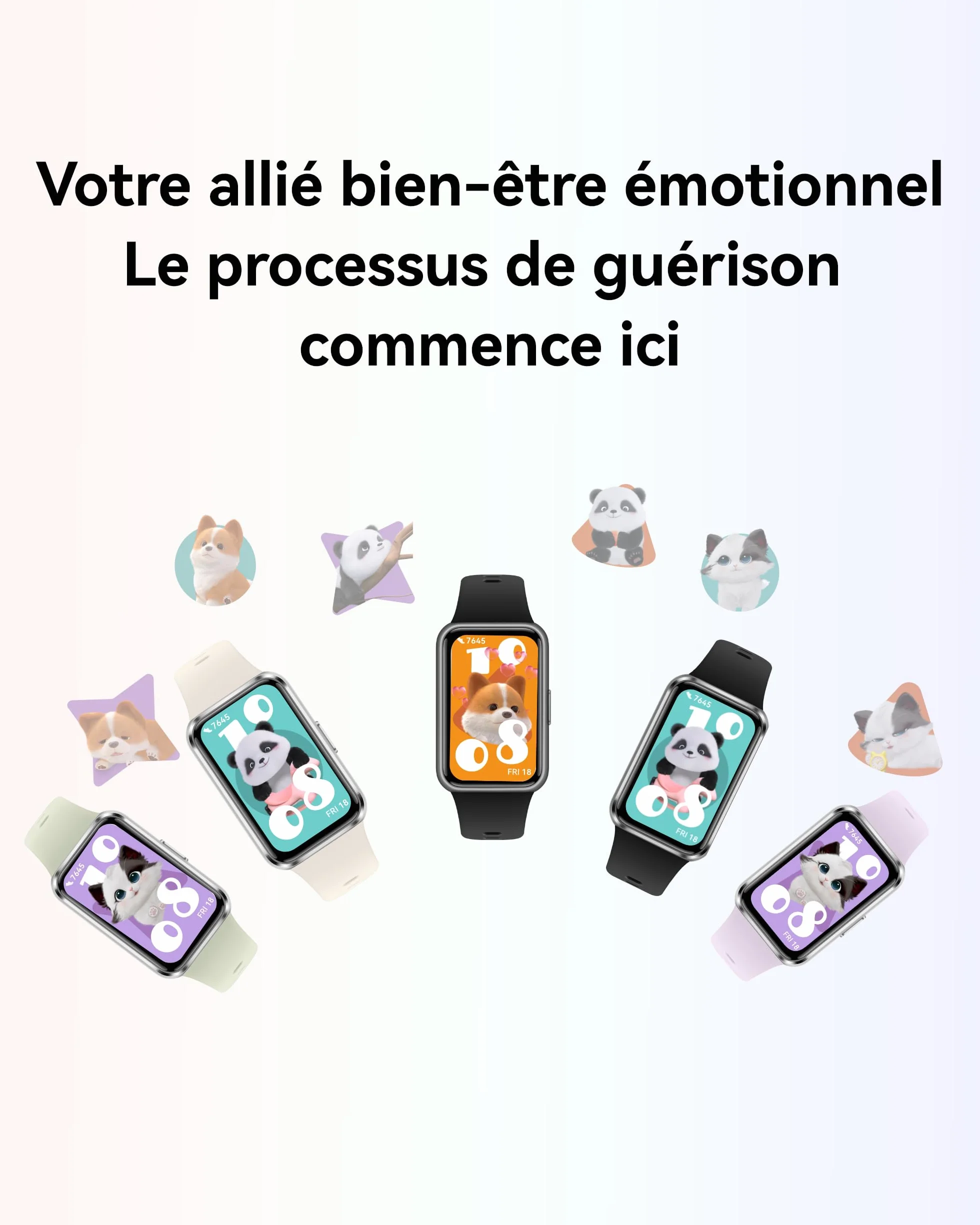 HUAWEI Band 11 Montre Connectée Tracker d'Activité Écran AMOLED 1,62 Pouces Bracelet Intelligent Autonomie 14 Jours Noir
