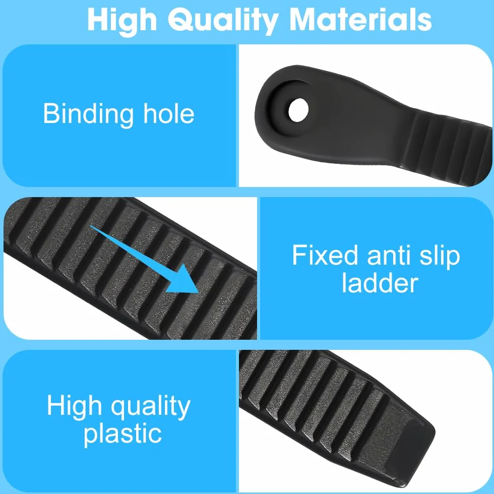 Sangles de Fixation pour Snowboard, Snowboard Binding Straps en Plastique, Accessoires de Rechange
