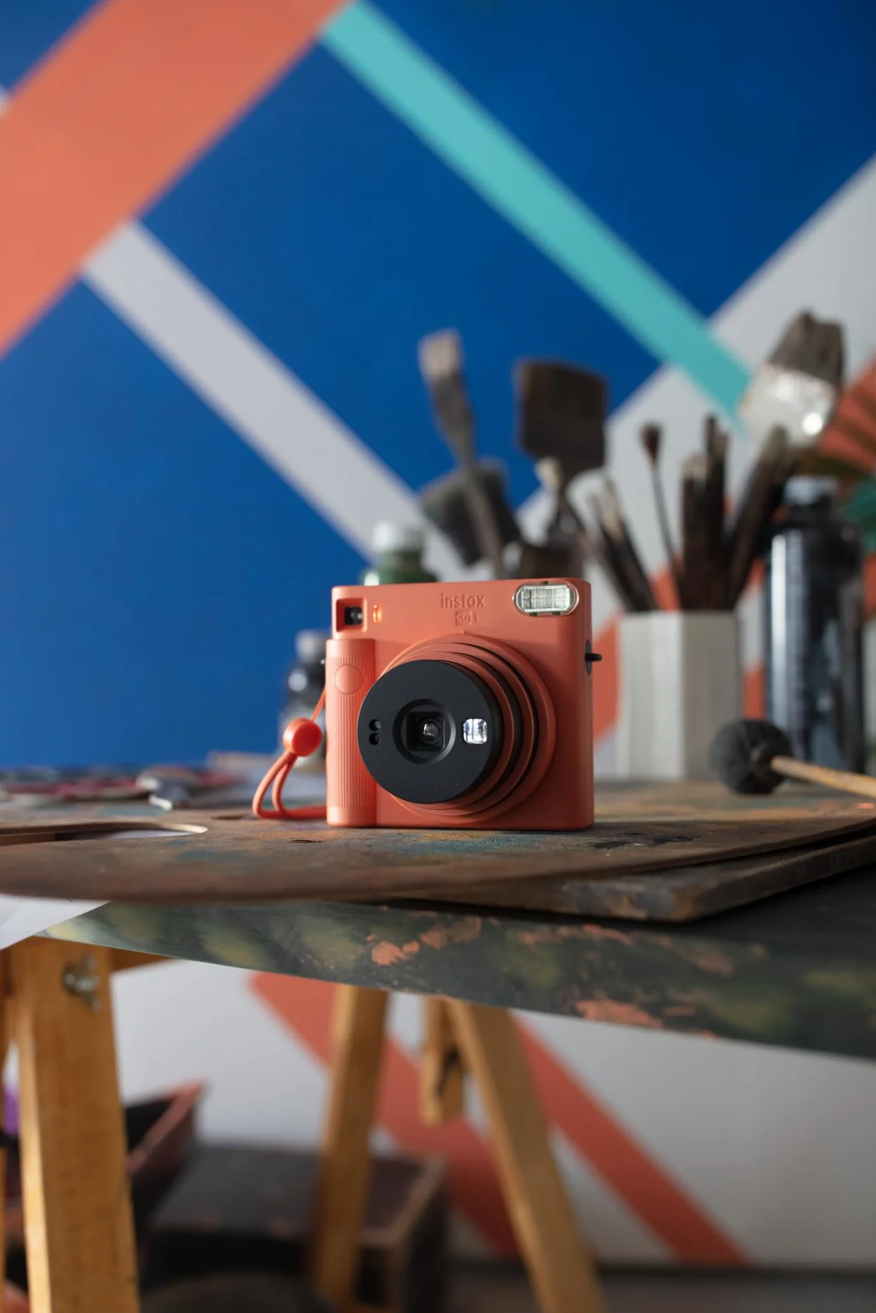 Instax Square SQ1 Instant Camera, Terracotta Orange