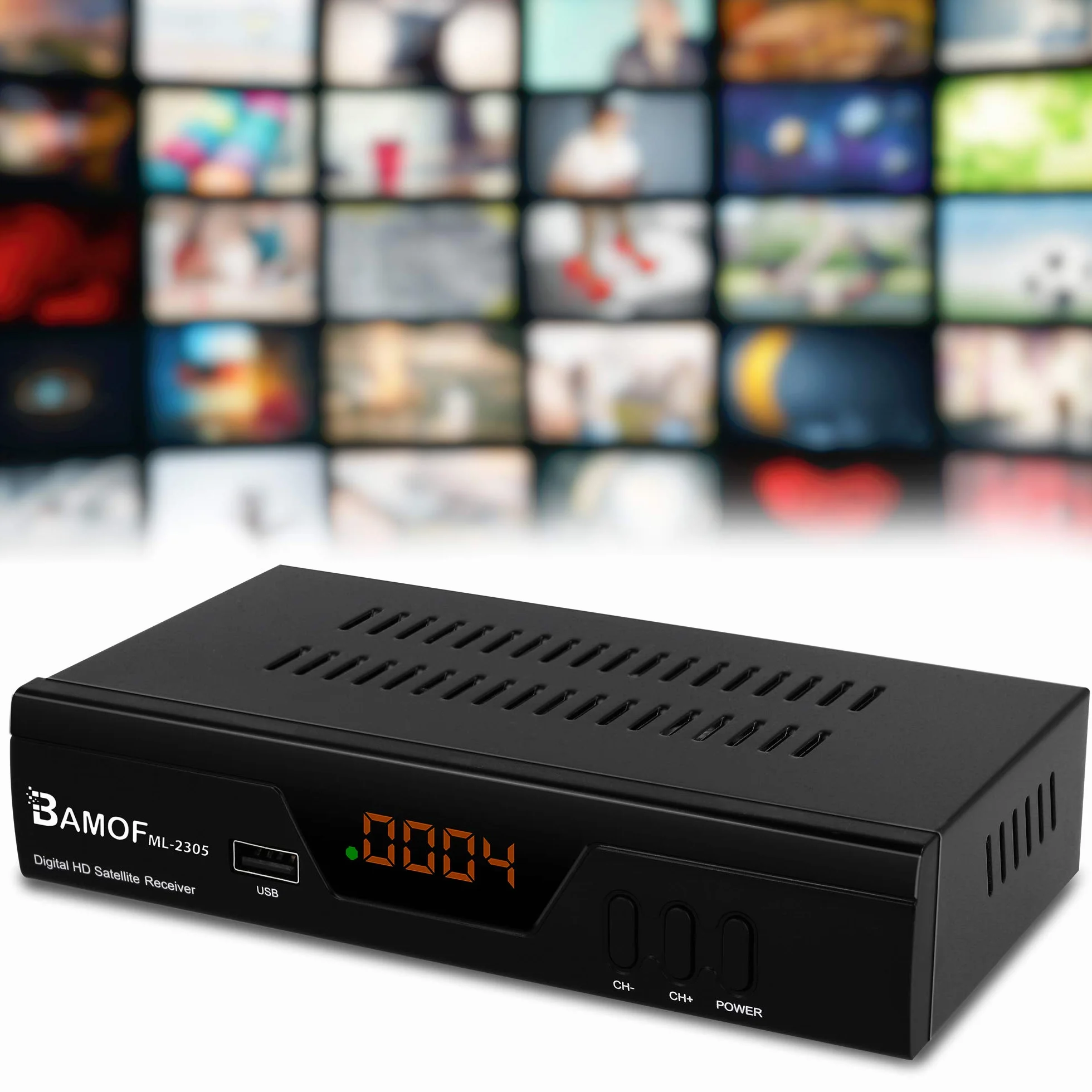Bamof 2305 Récepteur Satellite Numérique HDTV DVB-S/S2 HDMI Full HD 1080p