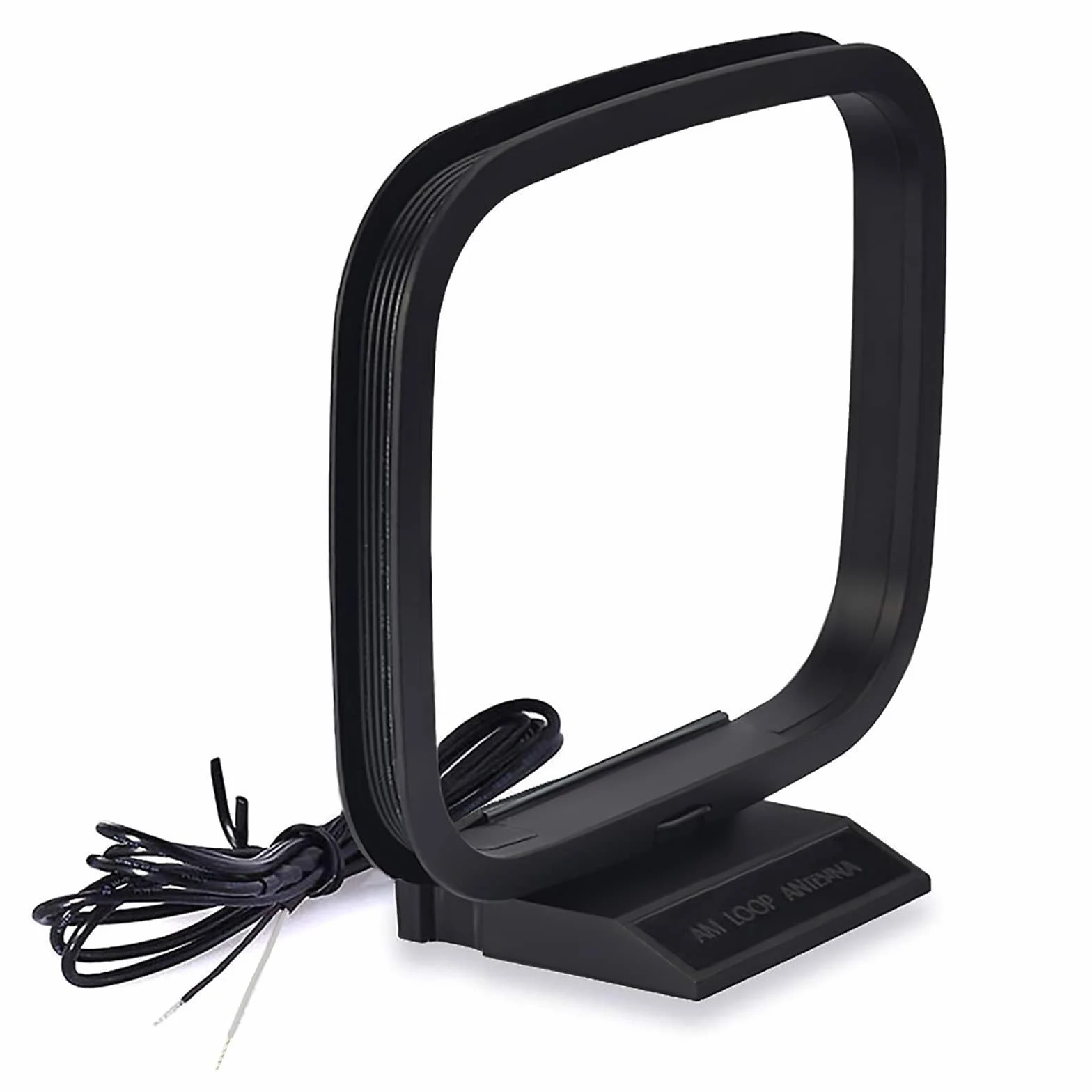 Bingfu Antenne Radio AM Cadre avec 2 Broches Fil Nu Antenne Chaine HiFi Intérieur Compatible avec Denon Pioneer Onkyo HiFi Récepteur Stéréo Bluetooth AV Audio Système Cinéma Home