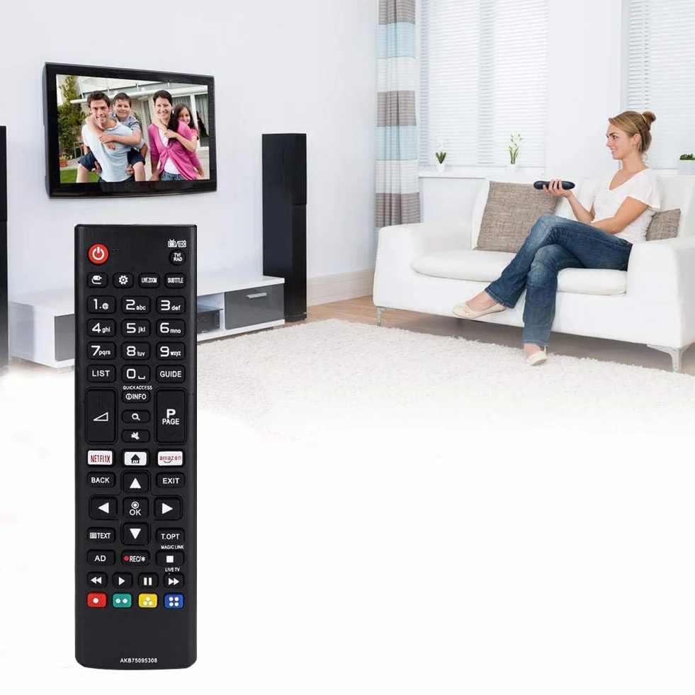 Uniwersalny pilot LG Smart TV z przyciskami Netflix Amazon