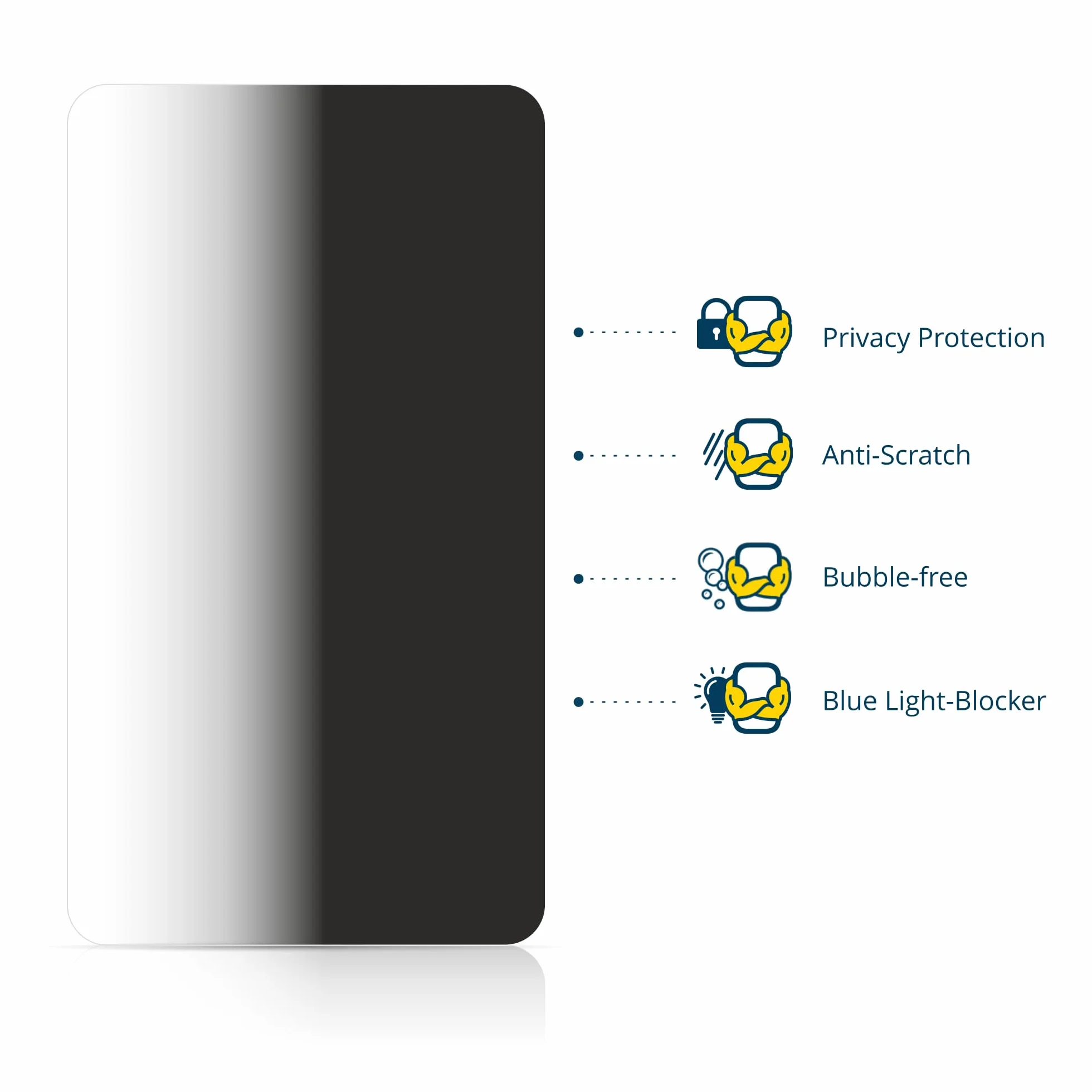 brotect Protection Anti-Espion pour Dell Pro 13 Plus Laptop PB13250 [Anti-Spy, Privacy Film, Écran de Confidentialité, filtre de lumière bleue]