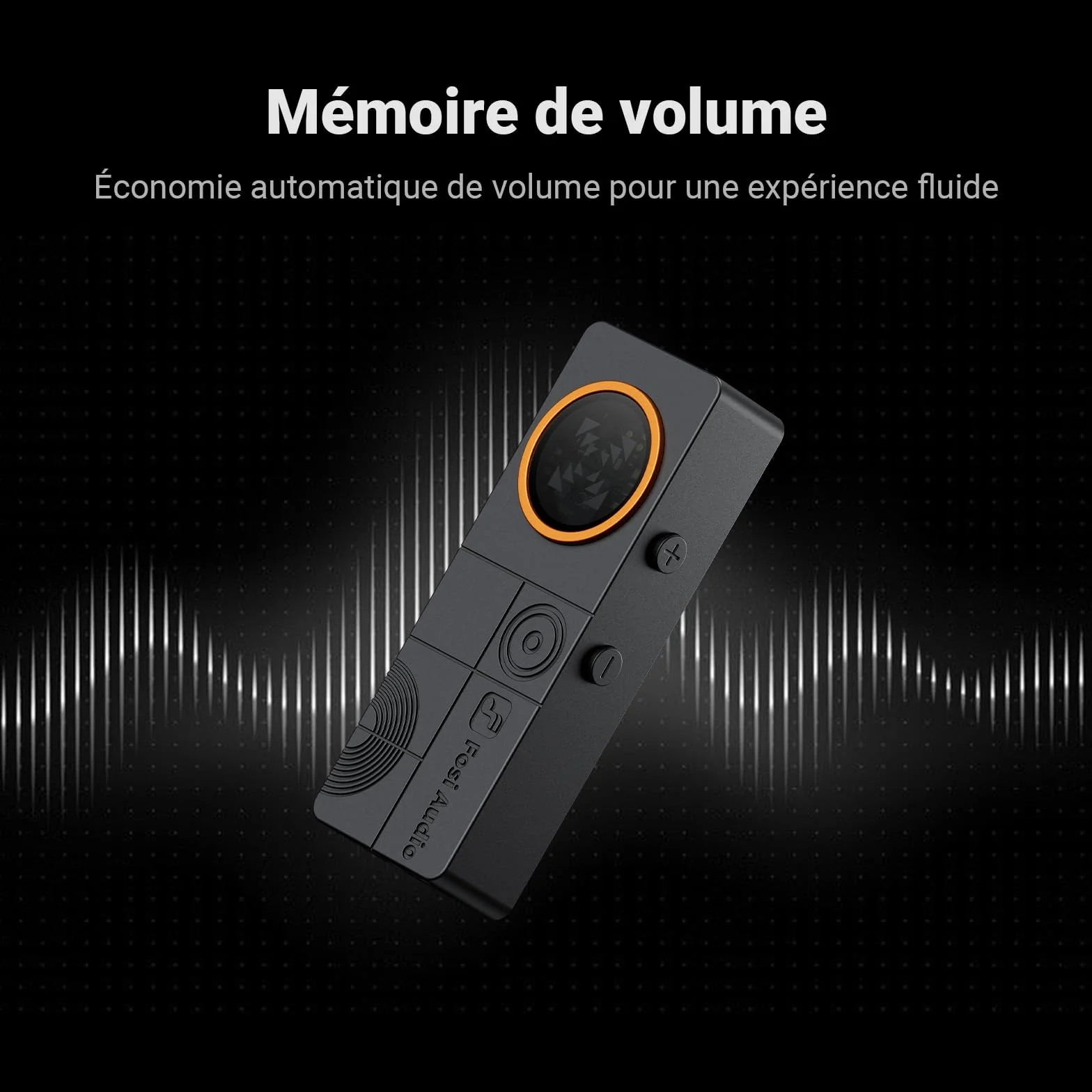 Fosi Audio DS3 Dongle Amplificateur DAC USB-C, Ampli Casque Portable avec Audio Spatial 7.1 pour Jeux Vidéo, ES9039Q2M XMOS Powered, 3,5 mm Simple 4,4 mm Symétrique, pour PC/Phone/PS5/Switch (Noir)