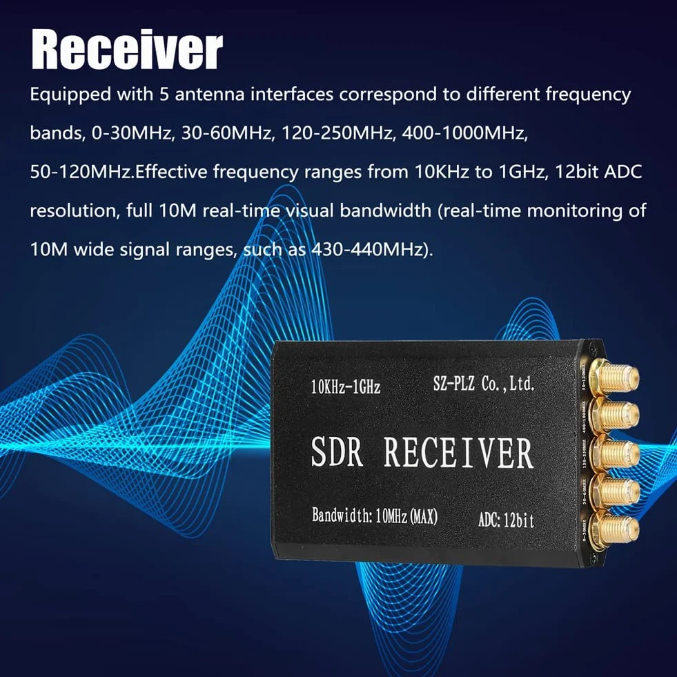 RSP1 Msi2500 Msi001 R¨¦Cepteur SDR Logiciel Simplifi¨¦ D¨¦Fini G¨¦N¨¦Rateur de R¨¦Cepteur Radio 10KHz-1GHz Module de R¨¦Ception Radio