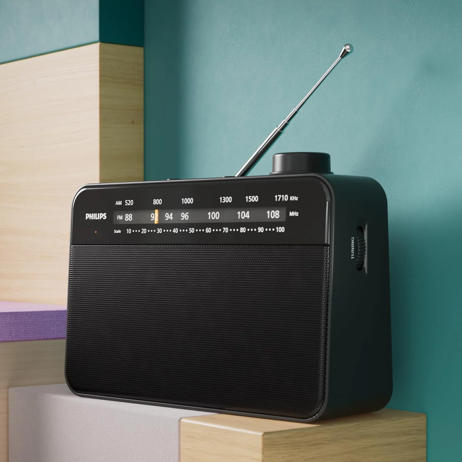 Philips TAR2509 Radio Portable FM/MW