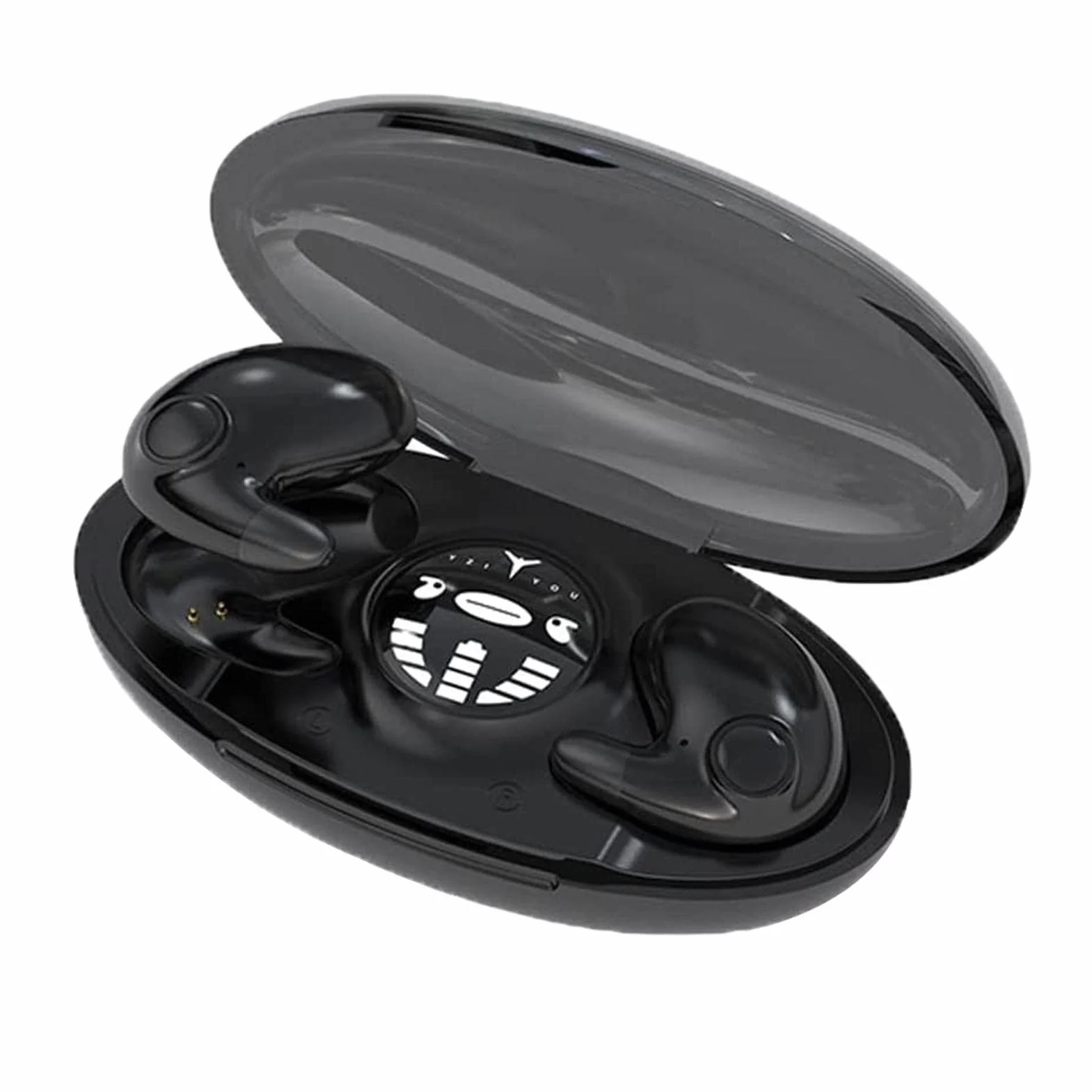Teksome Écouteurs sans Fil Blue-Tooth | Écouteurs antibruit pour Dormir | Écouteurs Intra-Auriculaires IPX5 | Écouteurs sans Fil pour Les trajets et Le Sport