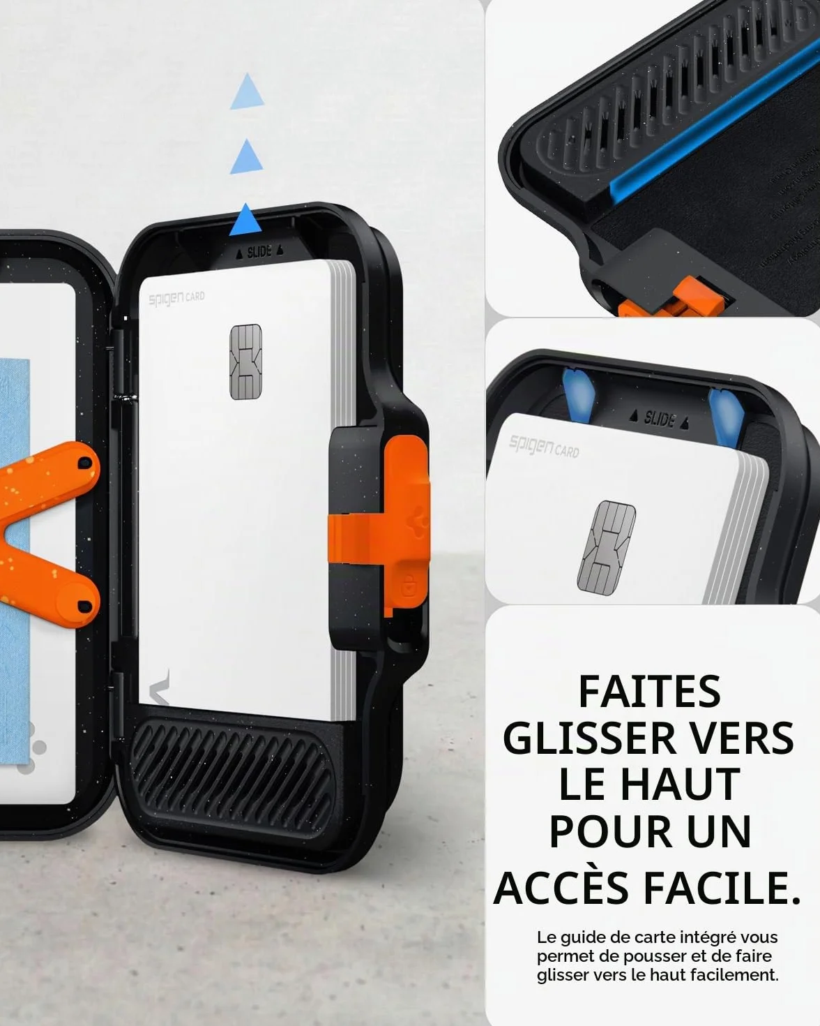 Spigen TinTap MagFit+ Porte-Cartes Magnétique Compatible iPhone 17/16/15/14/13/12 Magsafe Wallet