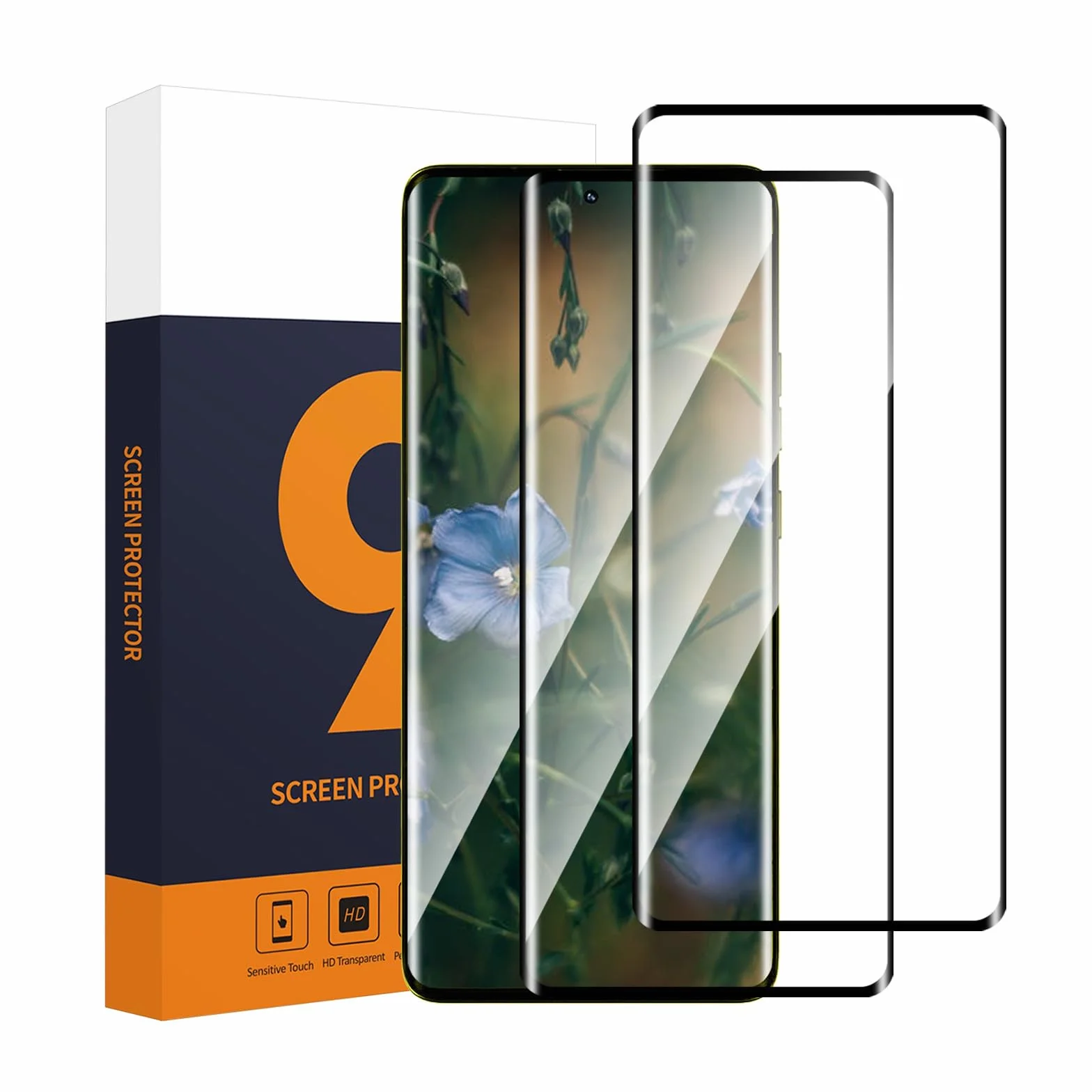 Verre Trempé Motorola Edge 60/60 Fusion/60 Pro 5G, 9H Résistante aux Rayures, Protection Écran 3D HD