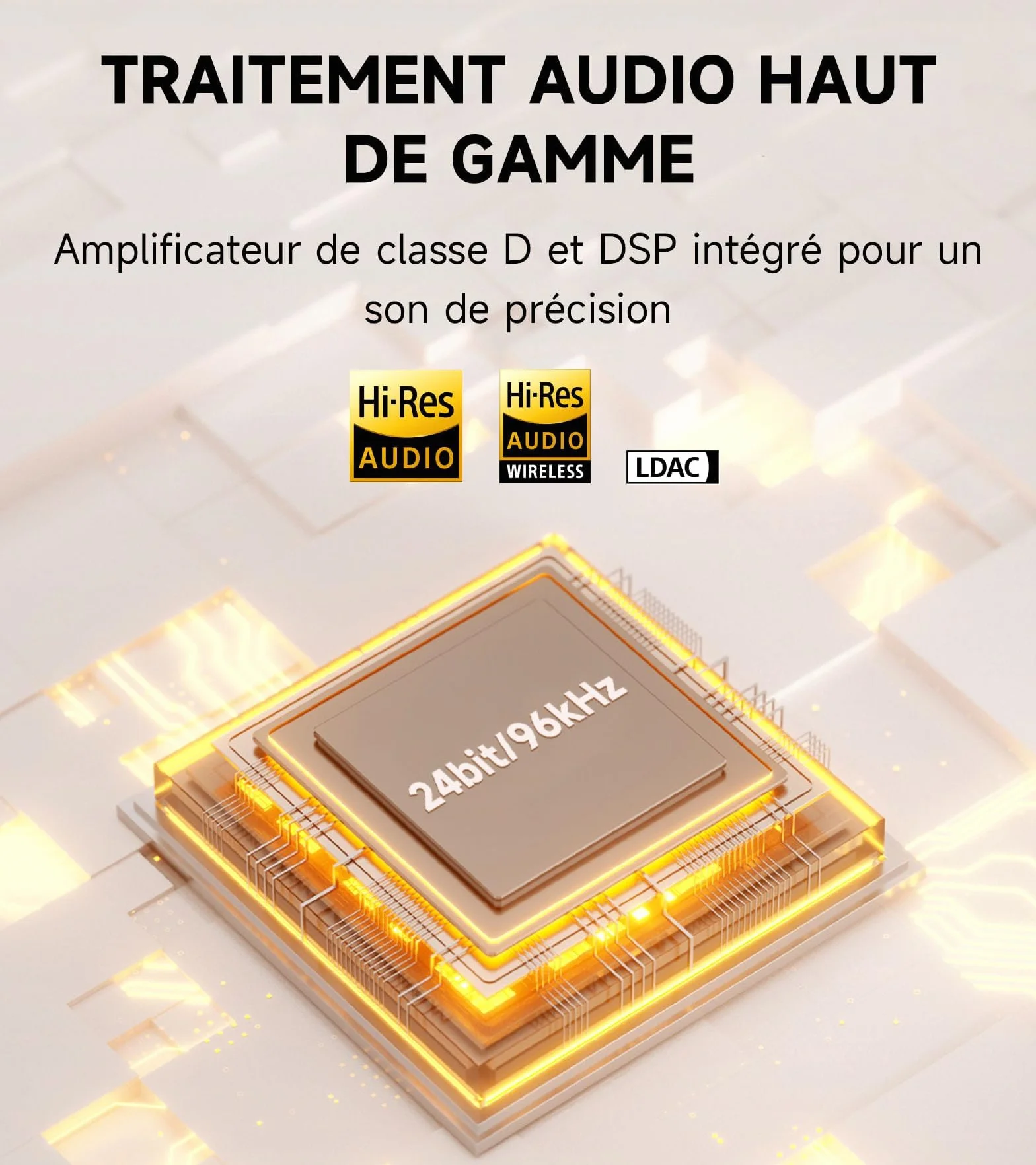 Edifier M60 2.0 Haut-parleurs Bibliotheques Bluetooth 5.3 66W RMS Audio Hi-Res LDAC Basses 3" Tweeter 1" USB-C AUX Blanc