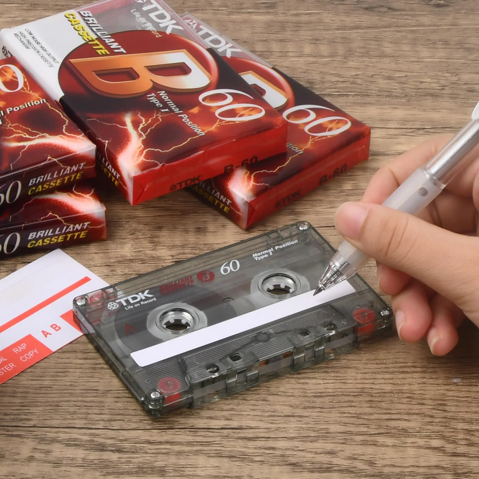 Cassettes Audio Vierges Haute Performance Faible Bruit pour Enregistrement Conférences Séminaires