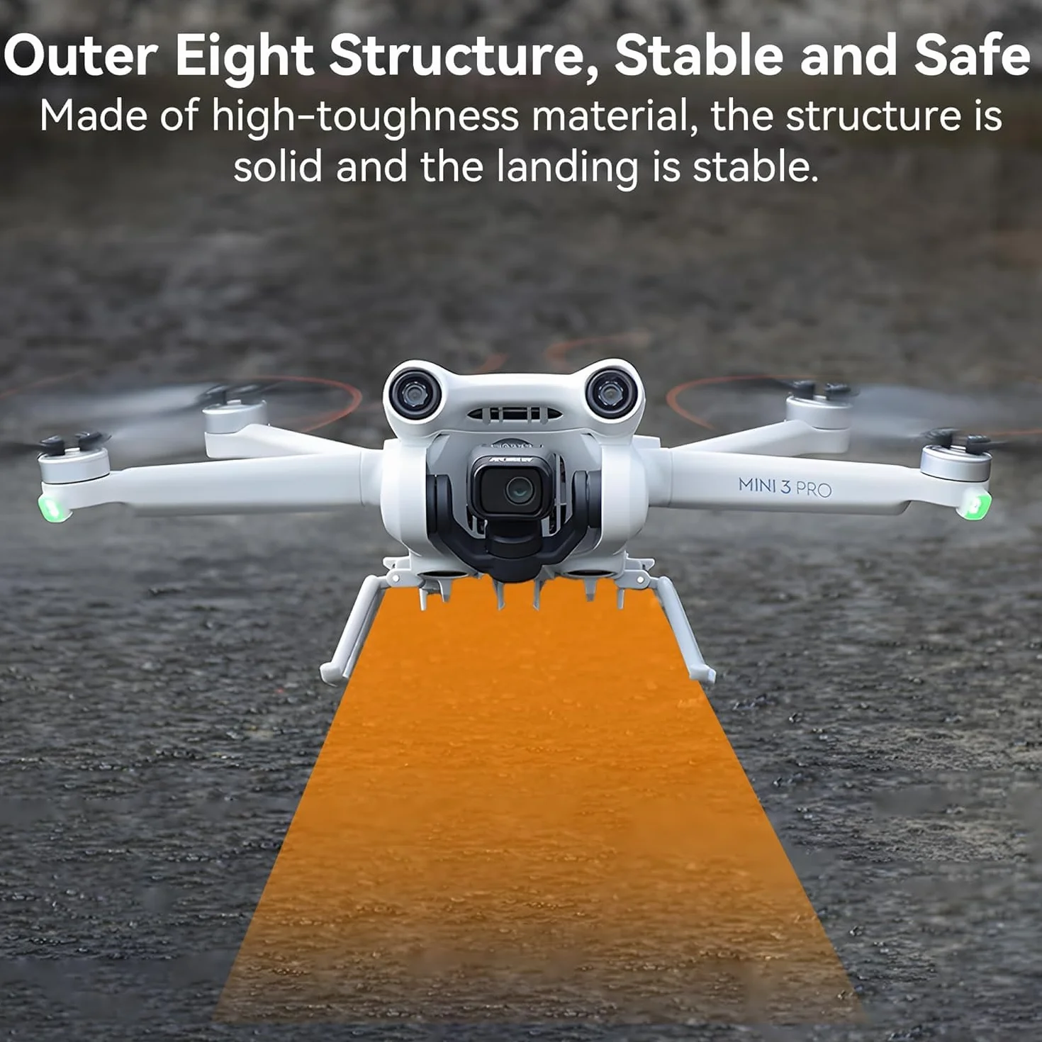 Kit de protection pliable pour drone Mini 3/3 Pro - Extension à libération rapide - Accessoires pour DJI Mini 3/3 Pro