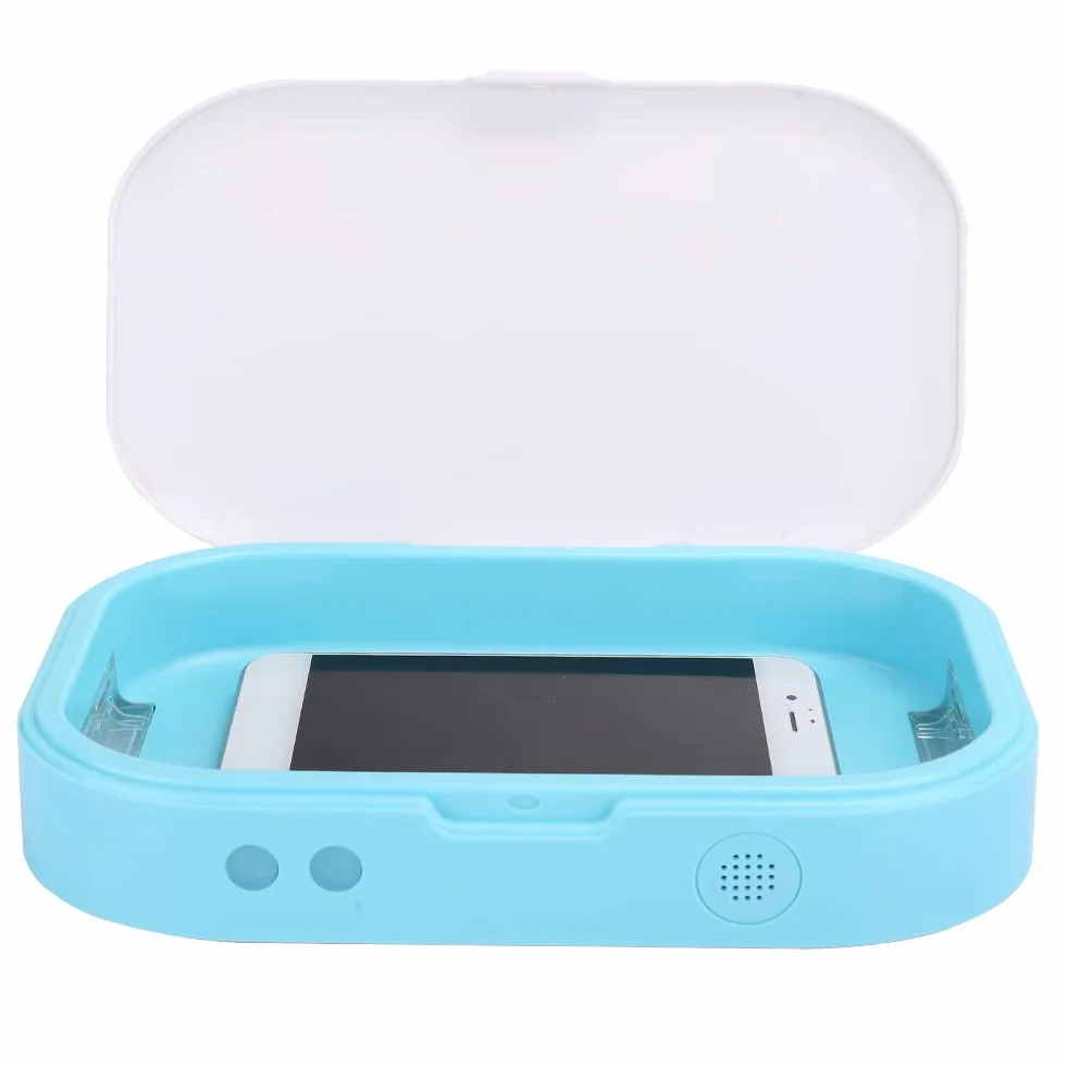 Boîte Ultraviolette, Outil de Nettoyage de Téléphone Portable, Boîte de Nettoyage Durable et Durable, Brosse à Dents pour Téléphones Mobiles