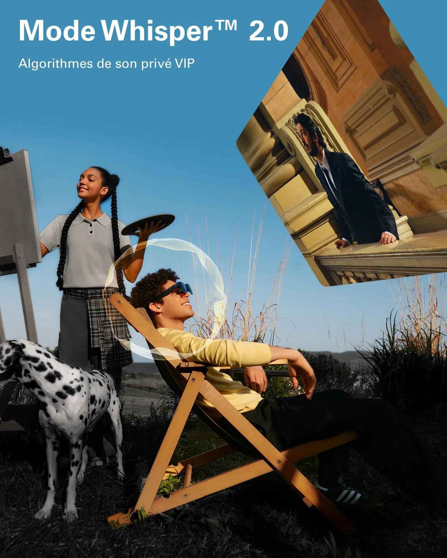 RayNeo Air 3s Pro Lunettes AR/XR - Affichage vidéo 201'' 1200 Nits 120Hz HueView 2.0, Lunettes de Jeu intelligentes pour iPhone 17,16,15/Android/Mac 2/PS5/SteamDeck
