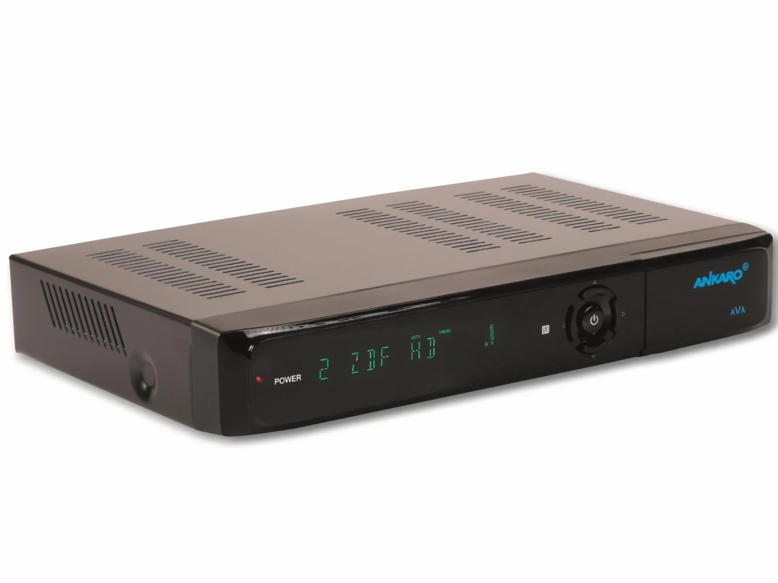 Ankaro AVA Récepteur satellite numérique UHD 4K DVB-S2X H.265 avec enregistrement USB noir