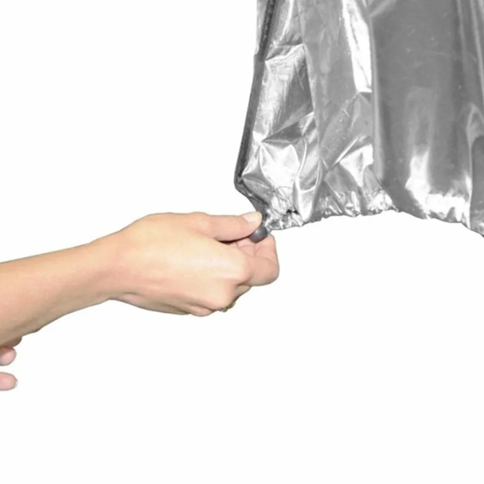 Housse de protection télescopique avec sangle de fixation - Protège votre télescope de l'humidité et de l'humidité - 47 x 63/160 x 120 cm, argenté