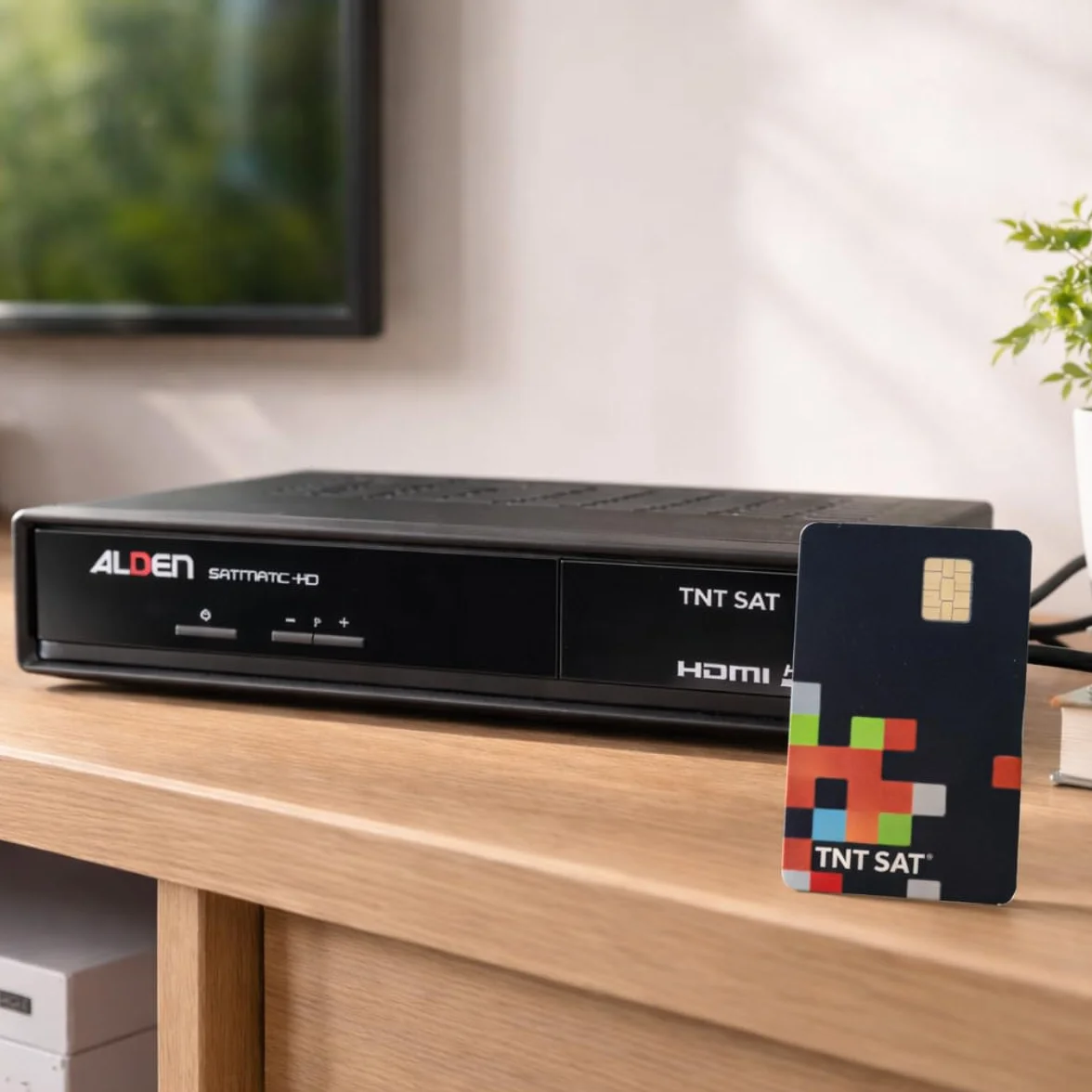Décodeur Satellite TNTSAT HD Astra Carte 4 Ans Câble HDMI
