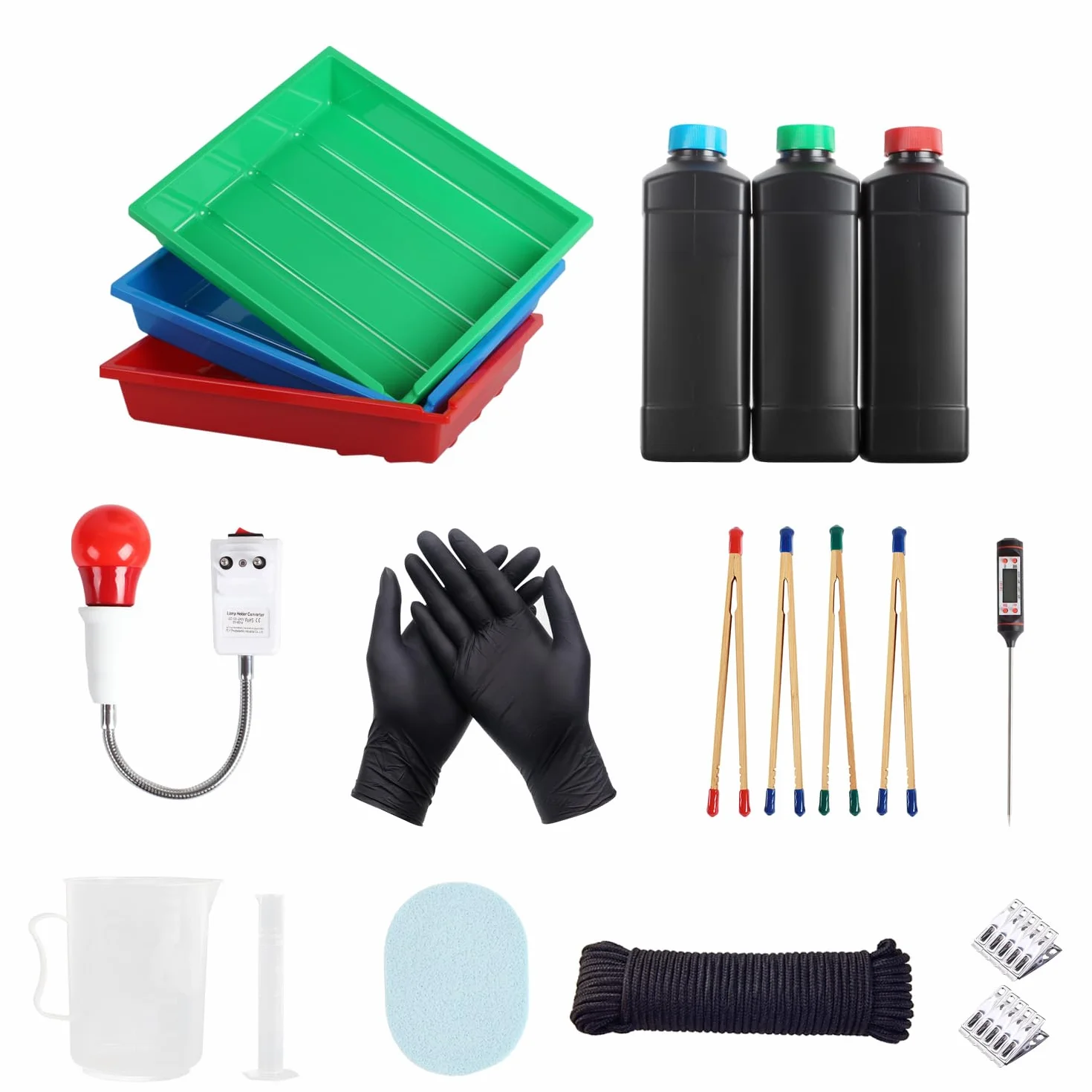 Kit d'équipement de développement pour Chambre Noire eTone 120 135 Kit de démarrage pour Plateaux de développement d'impression Photo de Film N&B