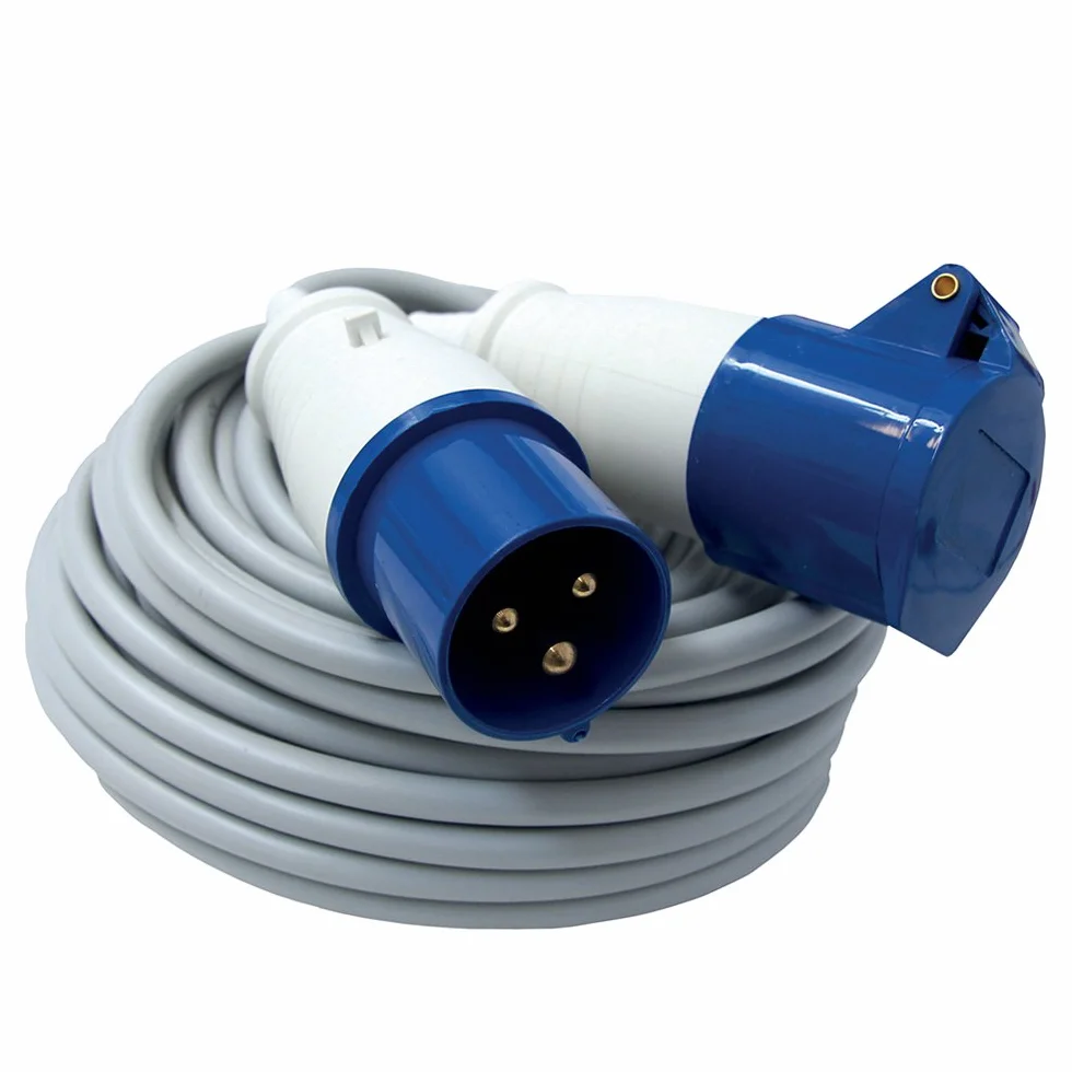 Electraline Rallonge 20 mt Prise industrielle Fiche IEC 3 pôles IP40