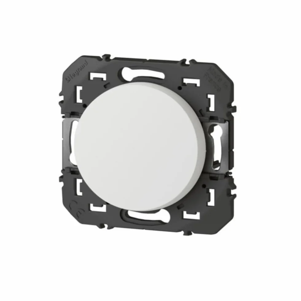 Legrand Bouton-Poussoir 6A Blanc Composable Connexion Rapide Sans Outil Compatible Plaques De Finition Personnalisables Design Moderne