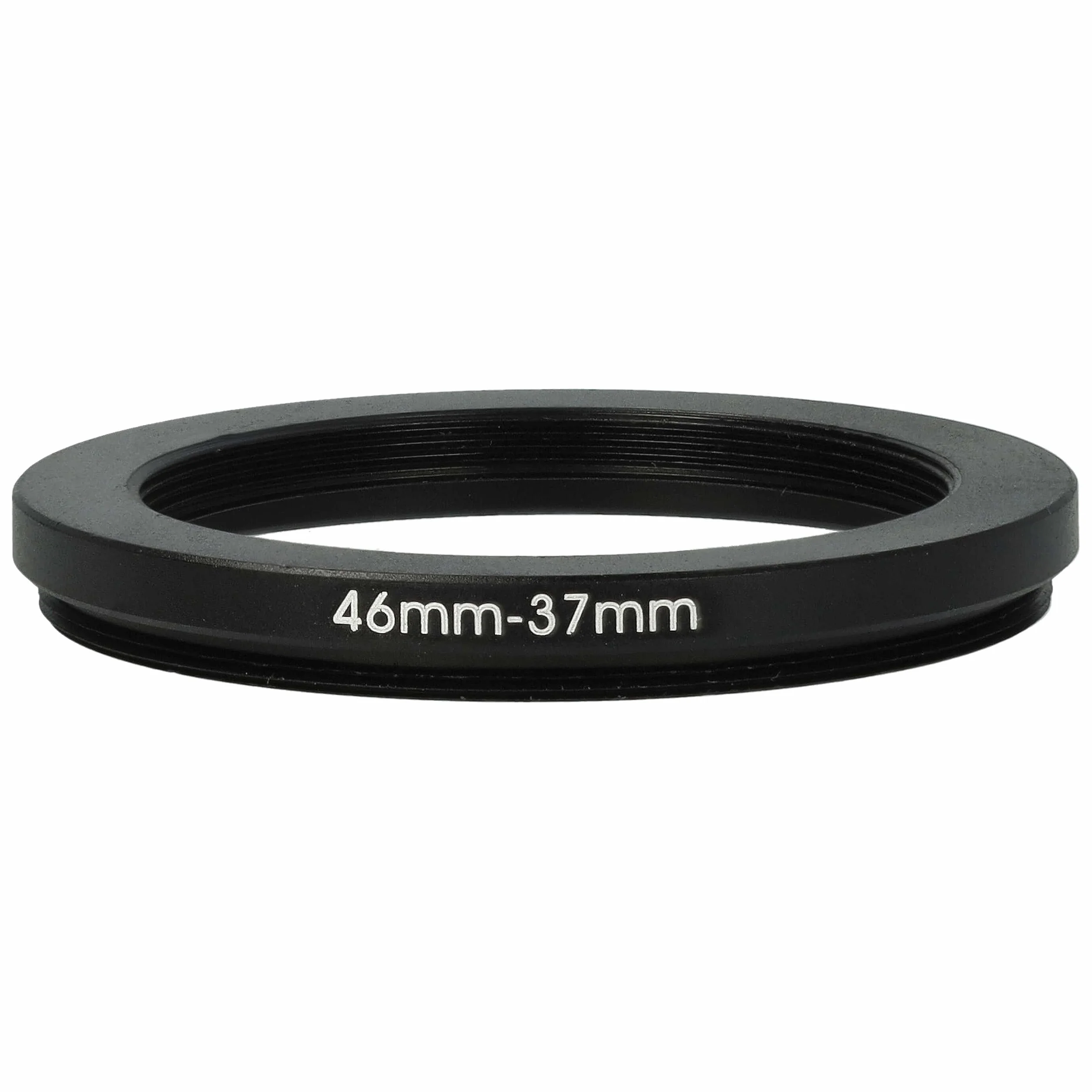 vhbw Bague d'adaptation de Filtre Step-Down de 46 mm vers 37 mm pour Objectif d'appareil Photo - Réducteur, métal Noir