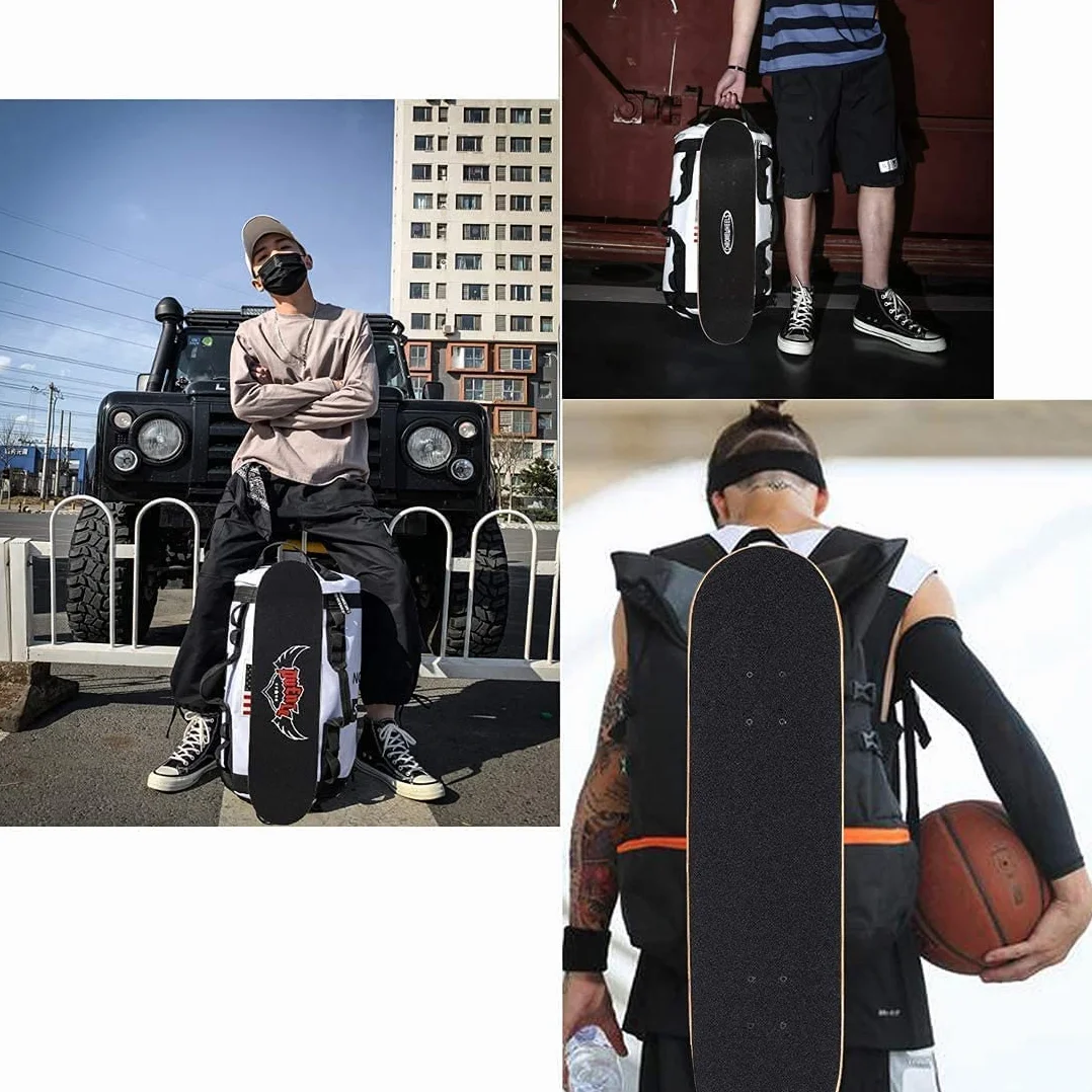 Clips de Sangle de Sac à Dos pour Skateboard, Support de Transport pour Cruiser Longboard
