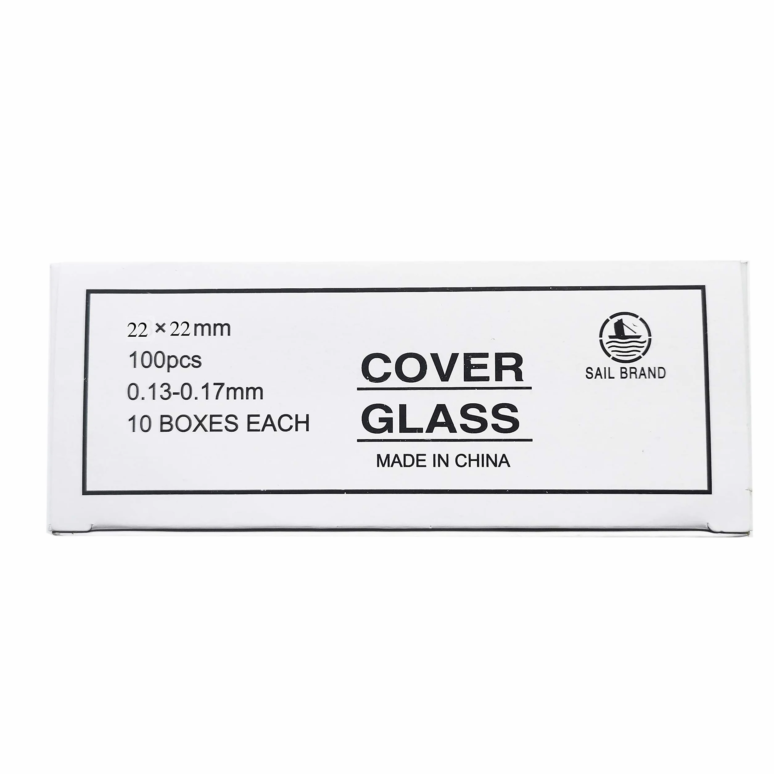 MUHWA Lamelles Couvre-Objet 22x22 mm Lot de 1000 pour Microscope
