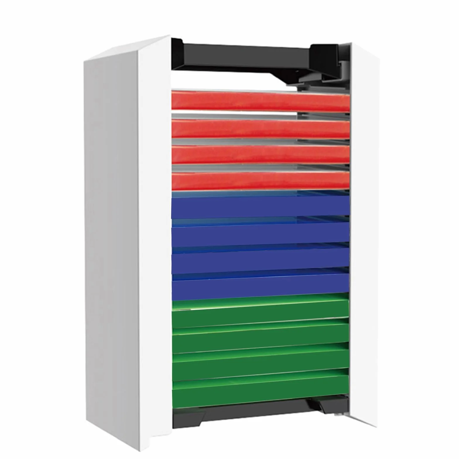 Wallfire Tour de Stockage de Jeu pour PS3, PS4, PS5, Xbox, Switch Games, Universal Game Card Box Storage Rack Tour de Stockage de Jeu vidéo Peut contenir 12 disques de Jeu