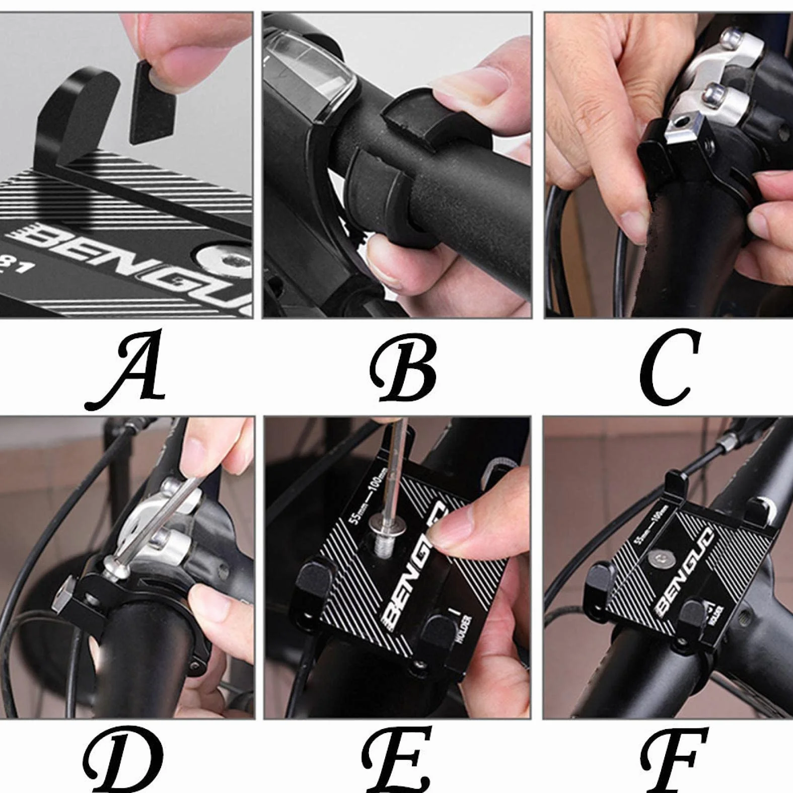 Support TéLéPhone De VéLo, Support TéLéPhone De Moto - Support Guidonavec 360° Rotation pour Iphone 12, 11 Pro, XS Max, X, XR, 8, 7, 6S, Samsung S10 S9 S8, Huawei, 4.0-6.5 Pouces Smartphones (Noir)