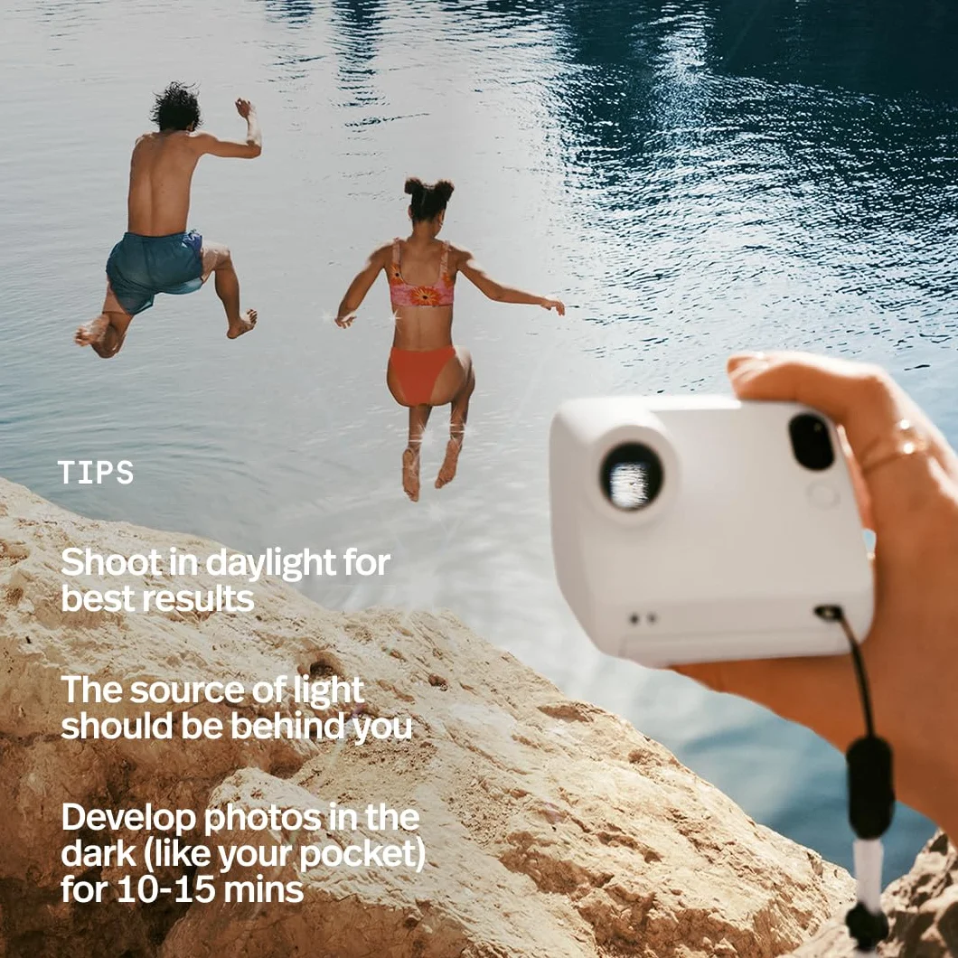 Polaroid - Pack Appareil Photo instantané Go Gen 3 Bleu Clair + Film Couleur Go (16 Photos)