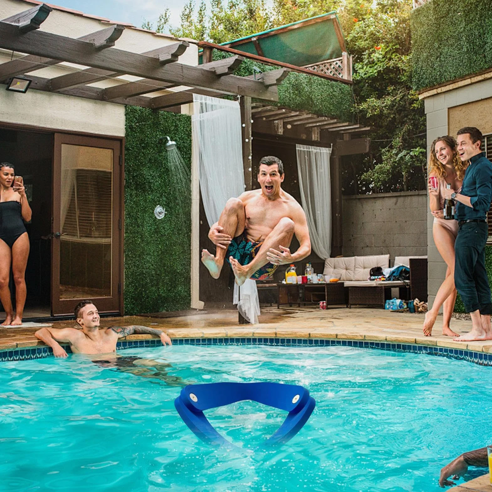 Chaise Flottante pour Piscine Selle Stable Hamac Sièges Adultes Plage Lac
