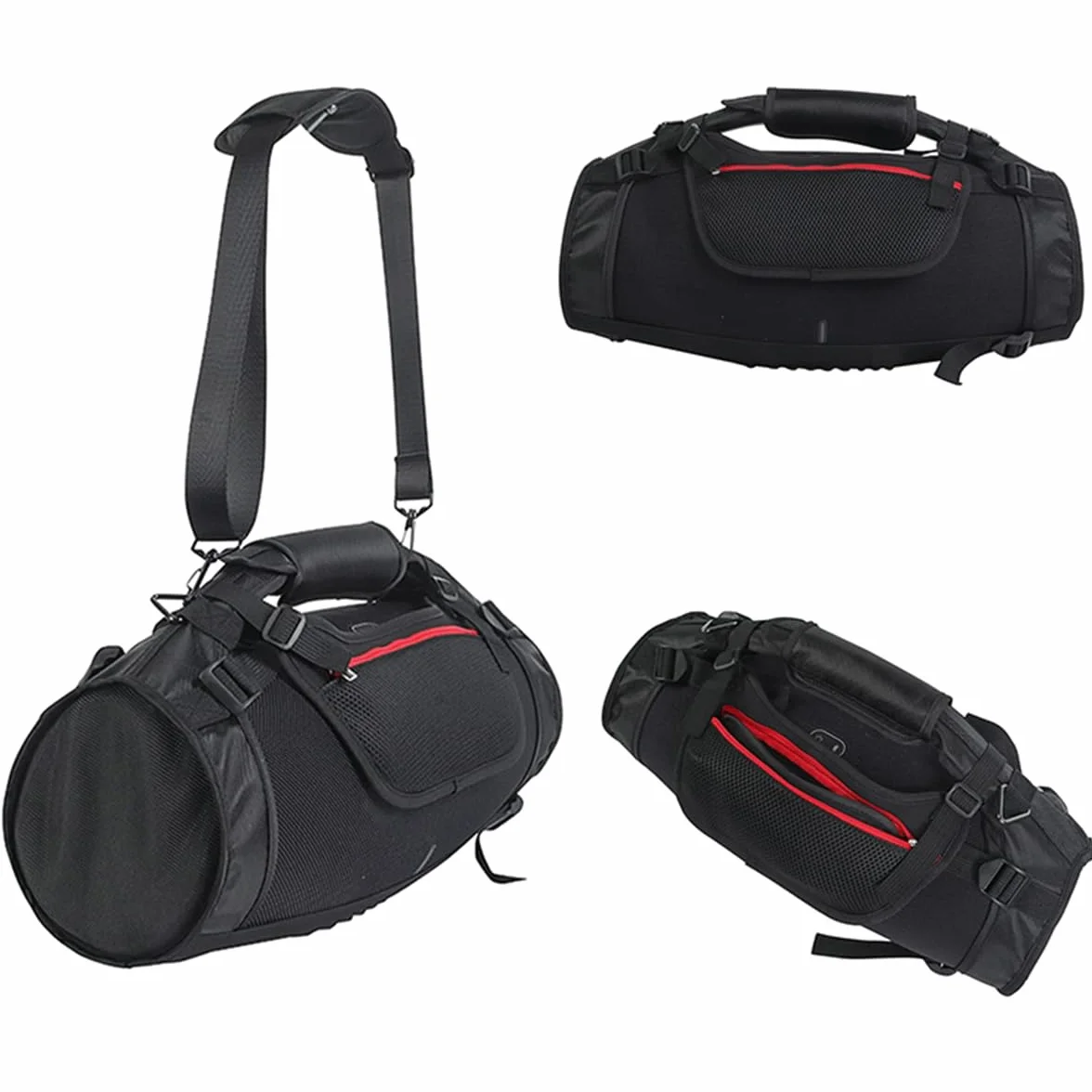 Housse de Transport pour JBL Boombox 3 / Boombox 2 / Boombox, Sangle Étui de Protection, Voyage Housse Rangement Latérale Protection