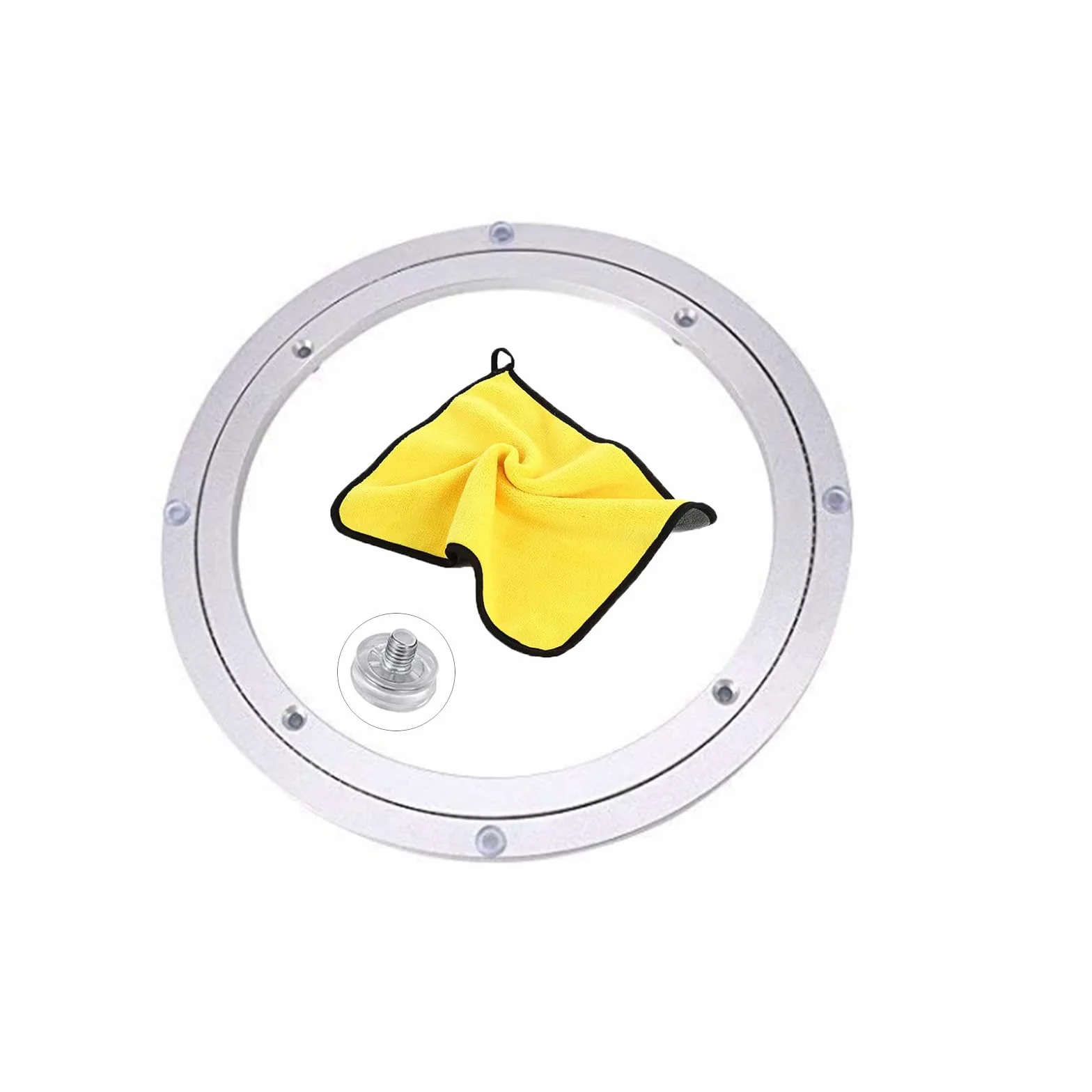 Plaque Rotative Grand,Plateau Tournant TV,Heavy Duty Mecanisme Plateau Tournant Table Lisse en Alliage D'aluminium pour D'affichages Meubles Service Show (1, 70cm/28inch)