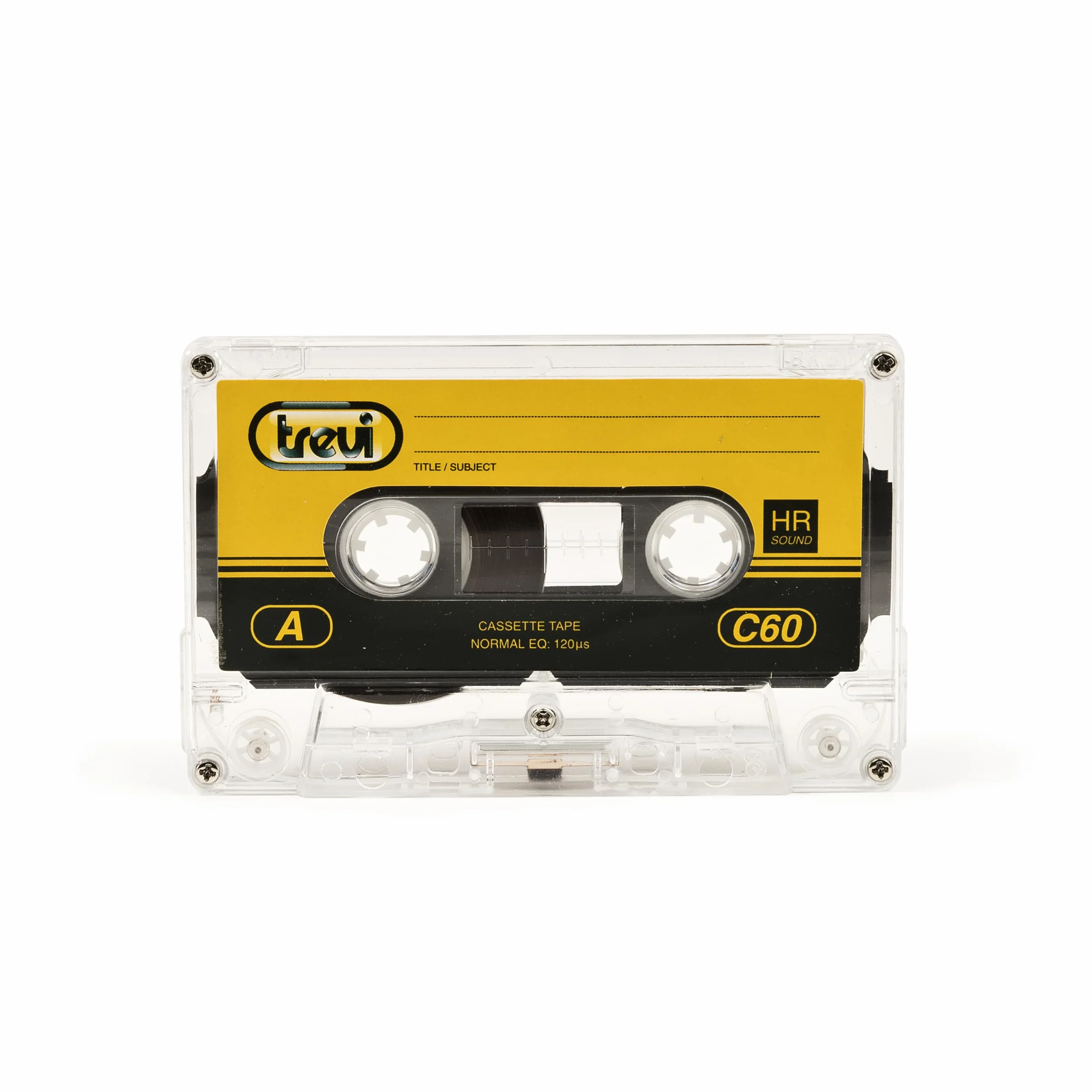 Trevi C 60 HR 4-pack cassette audio 60 minutes 30 min per side 120 µs eq bande magnétique vintage