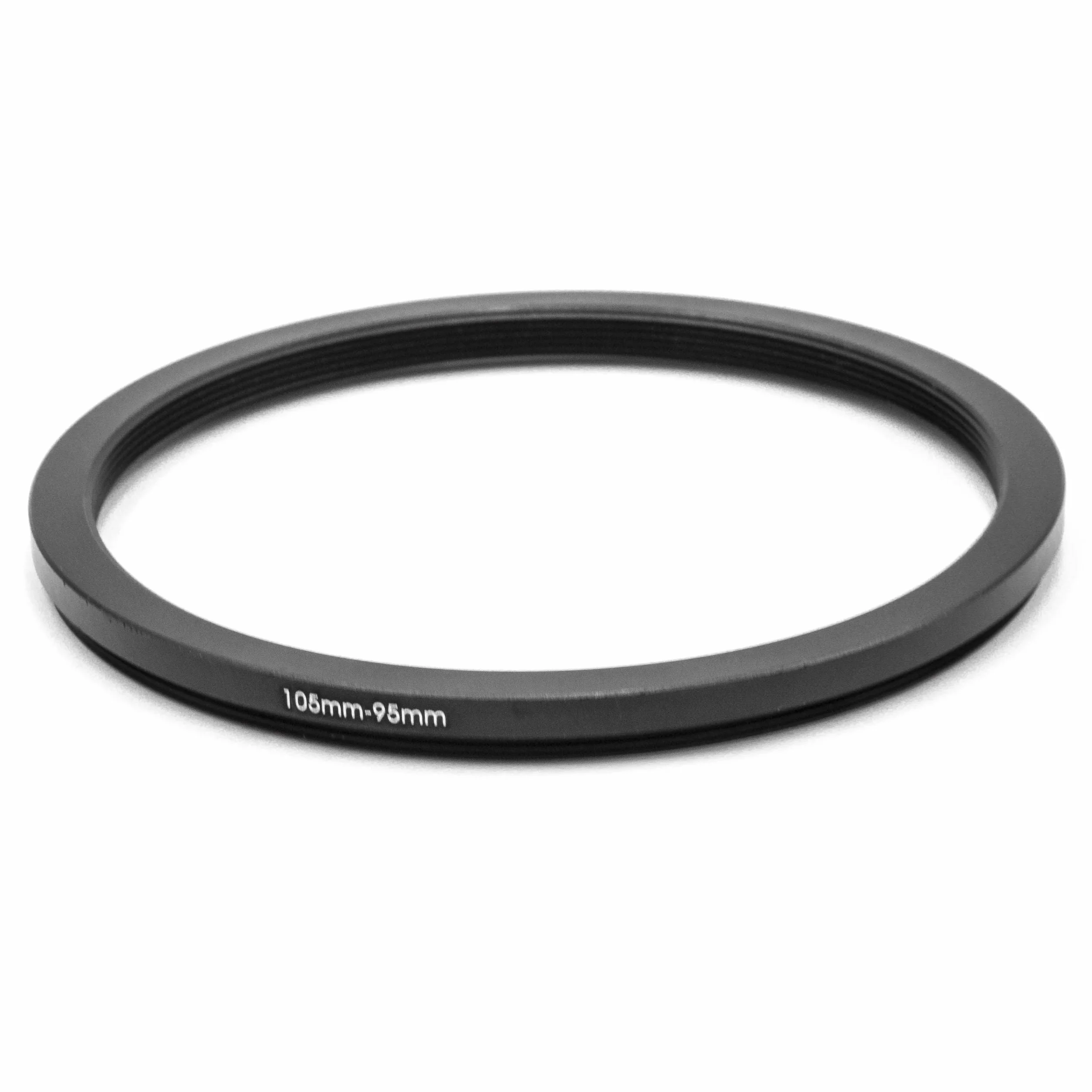 vhbw Step-Down Ring 105 mm to 95 mm for Olympus 90-250 mm 2.8 (EZ-P9025) Camera Reducer, Metal Black