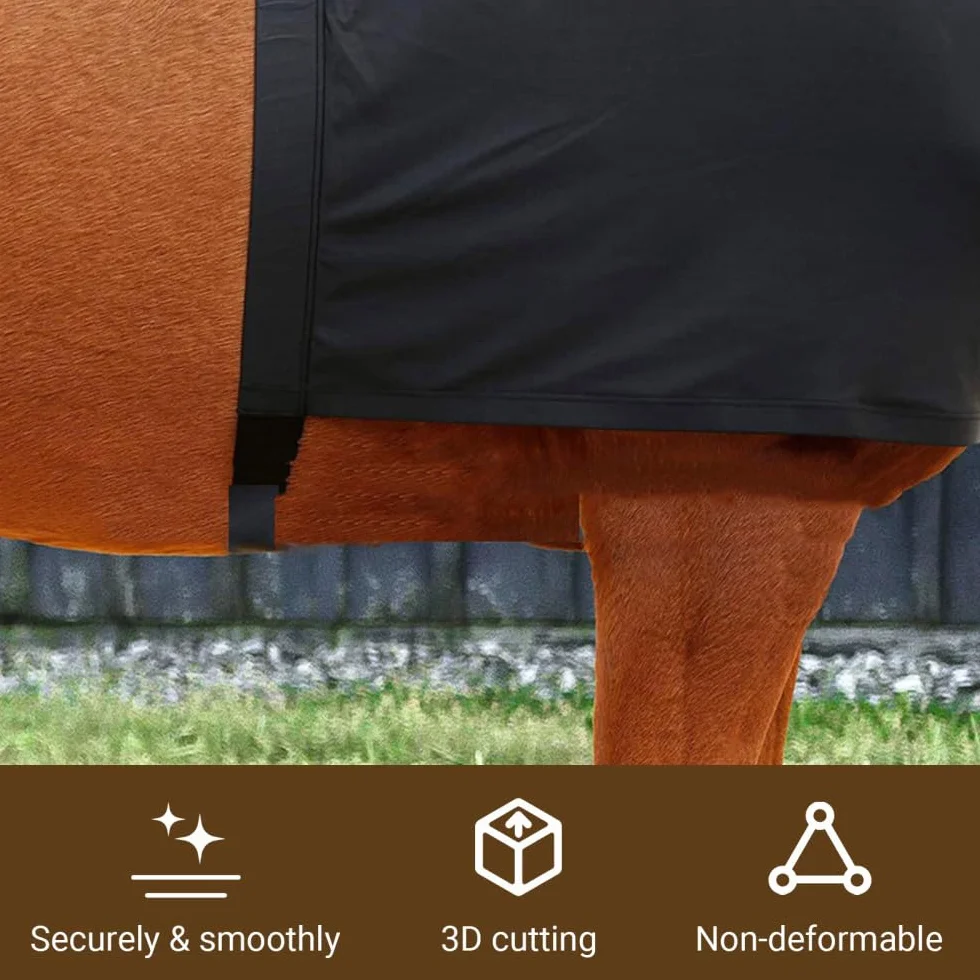 MiOYOOW Protection d'épaules pour Chevaux, Gilet d'équitation Extensible Anti-frottement