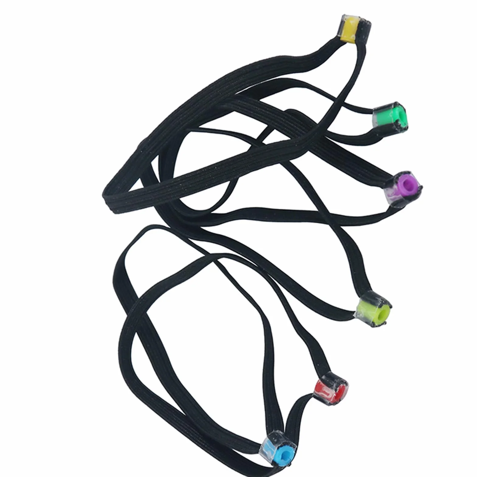 Tippet Lot de 6 anneaux de pêche élastiques portables