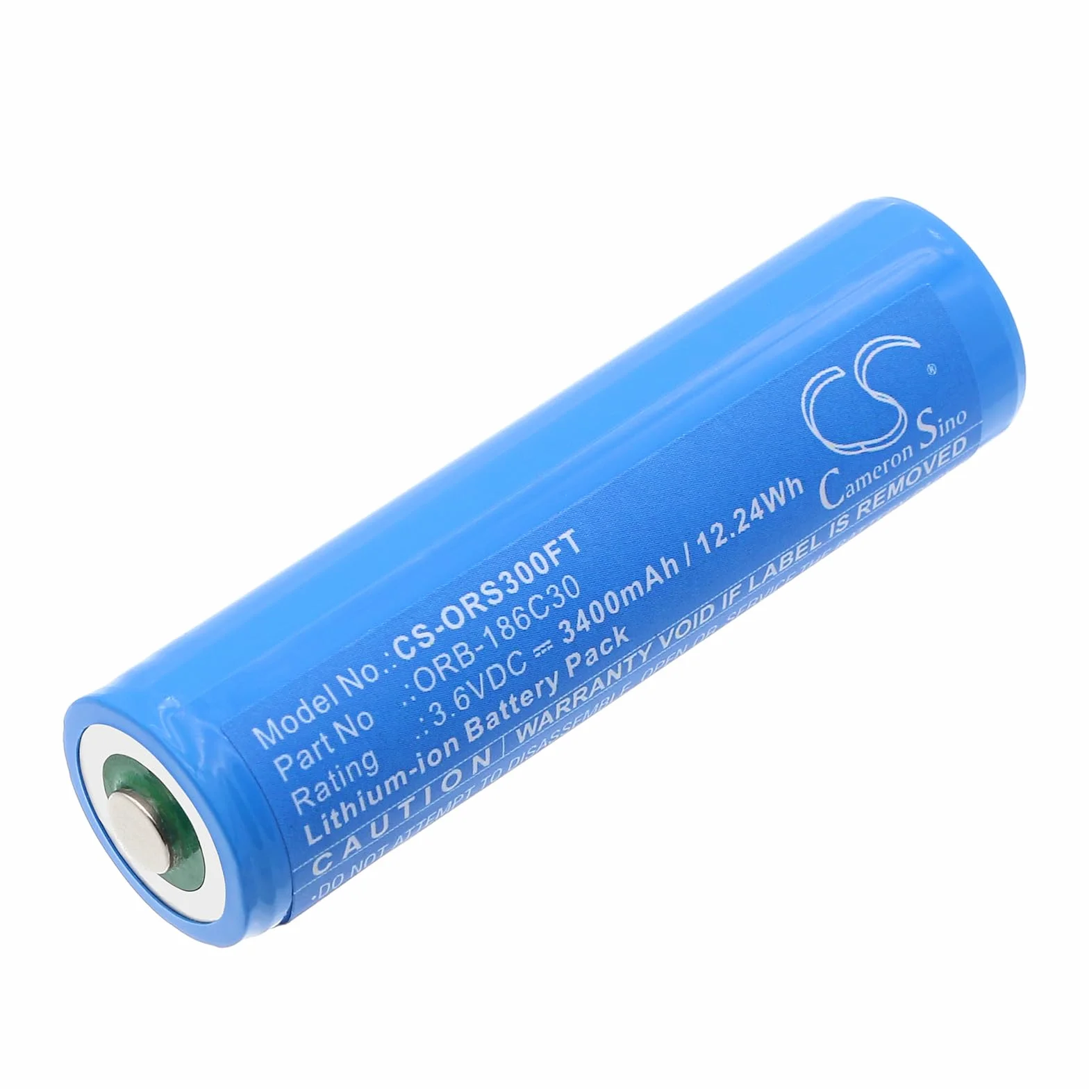 TECHTEK Batterie 3400mAh Compatible avec [Olight] Baton Pro, H2R headlamp, Perun headlamp, R20, S2R, S2R II, S30R II, S30R III, Warrior Mini I, Warrior Mini remplace ORB-186C30, ORB-186C32, ORB-186C3