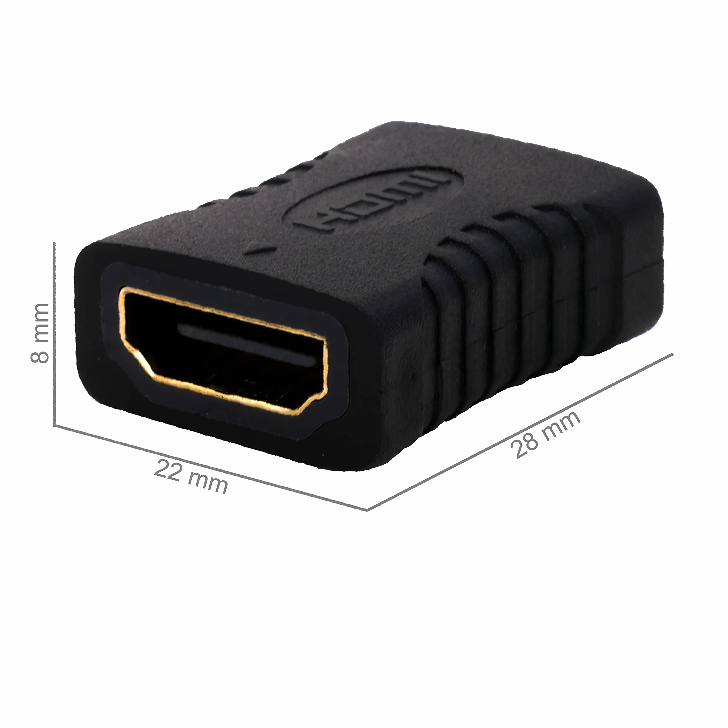 BIGtec Câble d'extension adaptateur HDMI 8K 4K Ultra HD HDR ARC Haute vitesse avec Ethernet