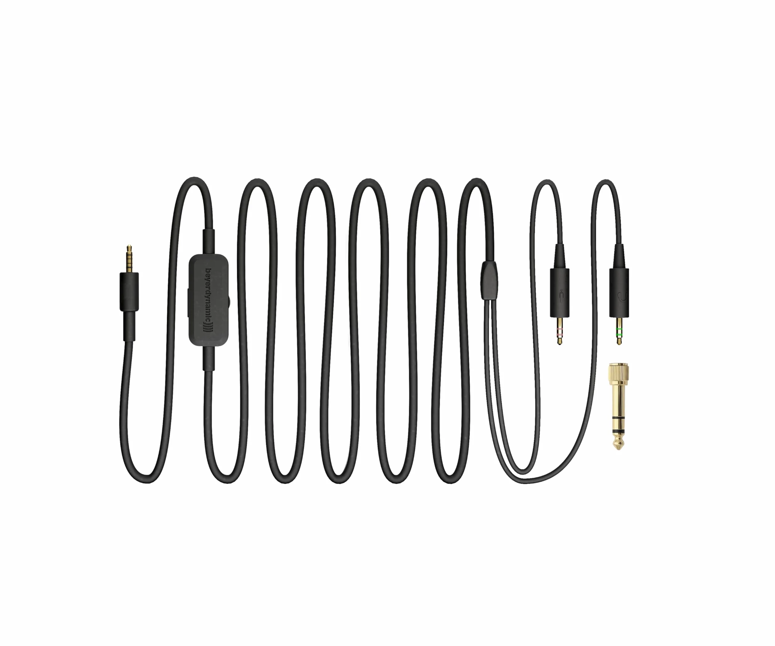 beyerdynamic pièce de rechange originale câble de connexion PC avec télécommande pour MMX 300, câble de casque pour PC, transmission du signal précise, signature sonore originale
