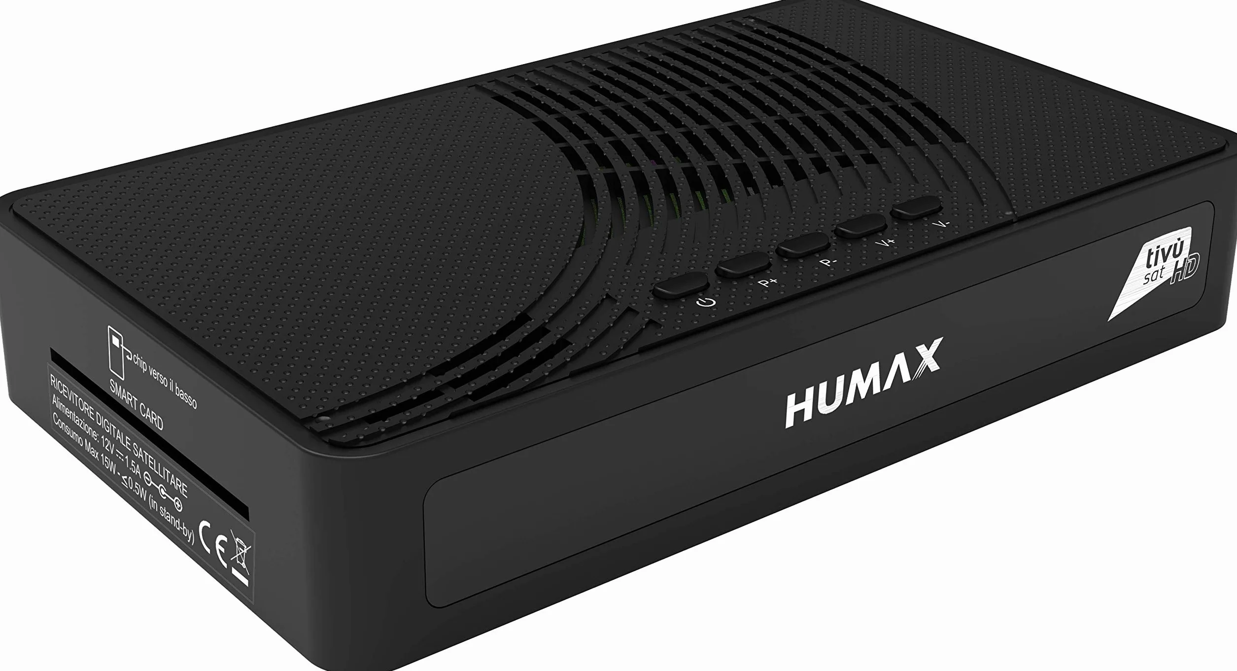 Humax – Récepteur Satellite HD avec Codage S2 HD-3600S2 + Carte Tivùsat