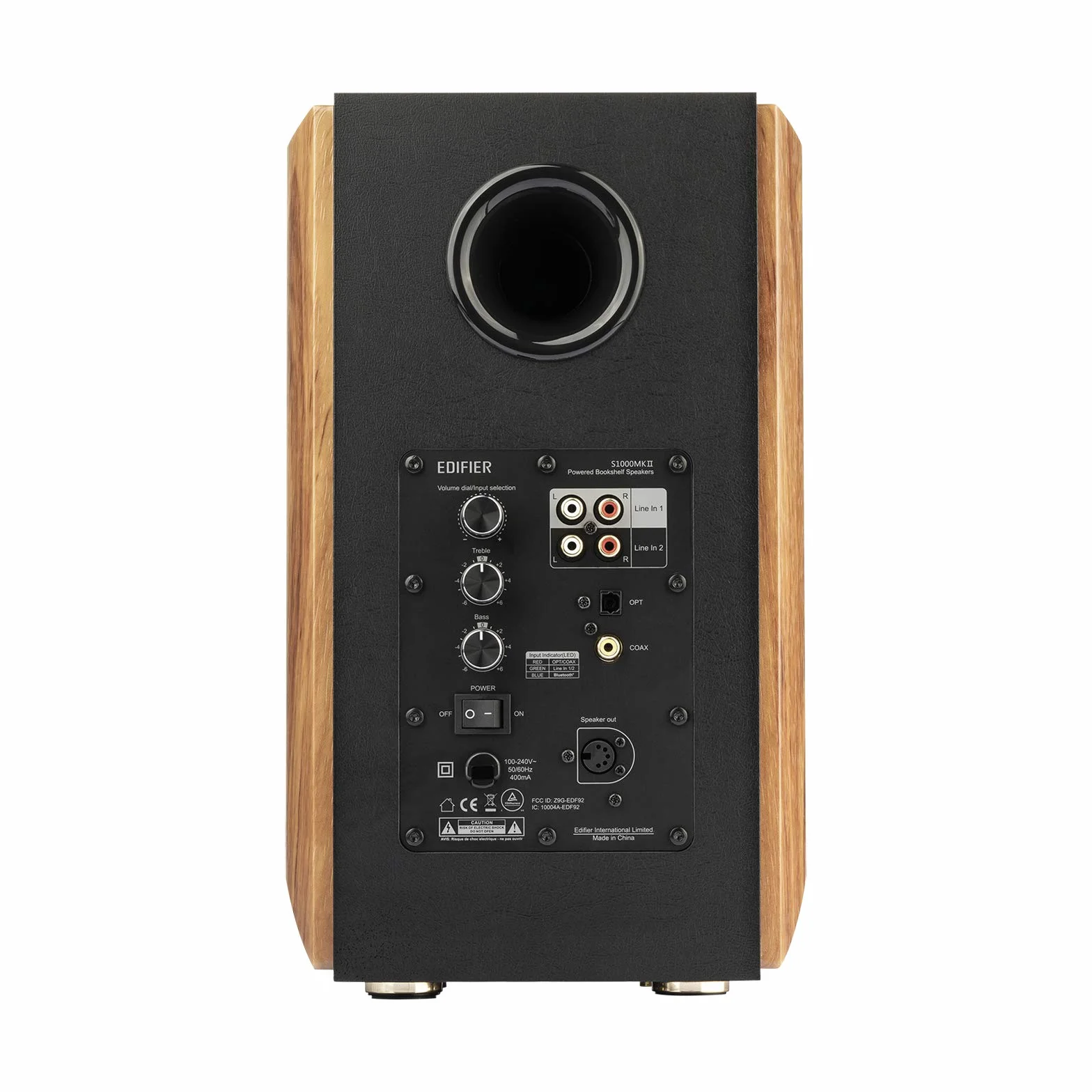 Edifier S1000MKII Enceinte Audiophile Active Bookshelf 2.0 120W Bluetooth 5.0 aptX HD Optique