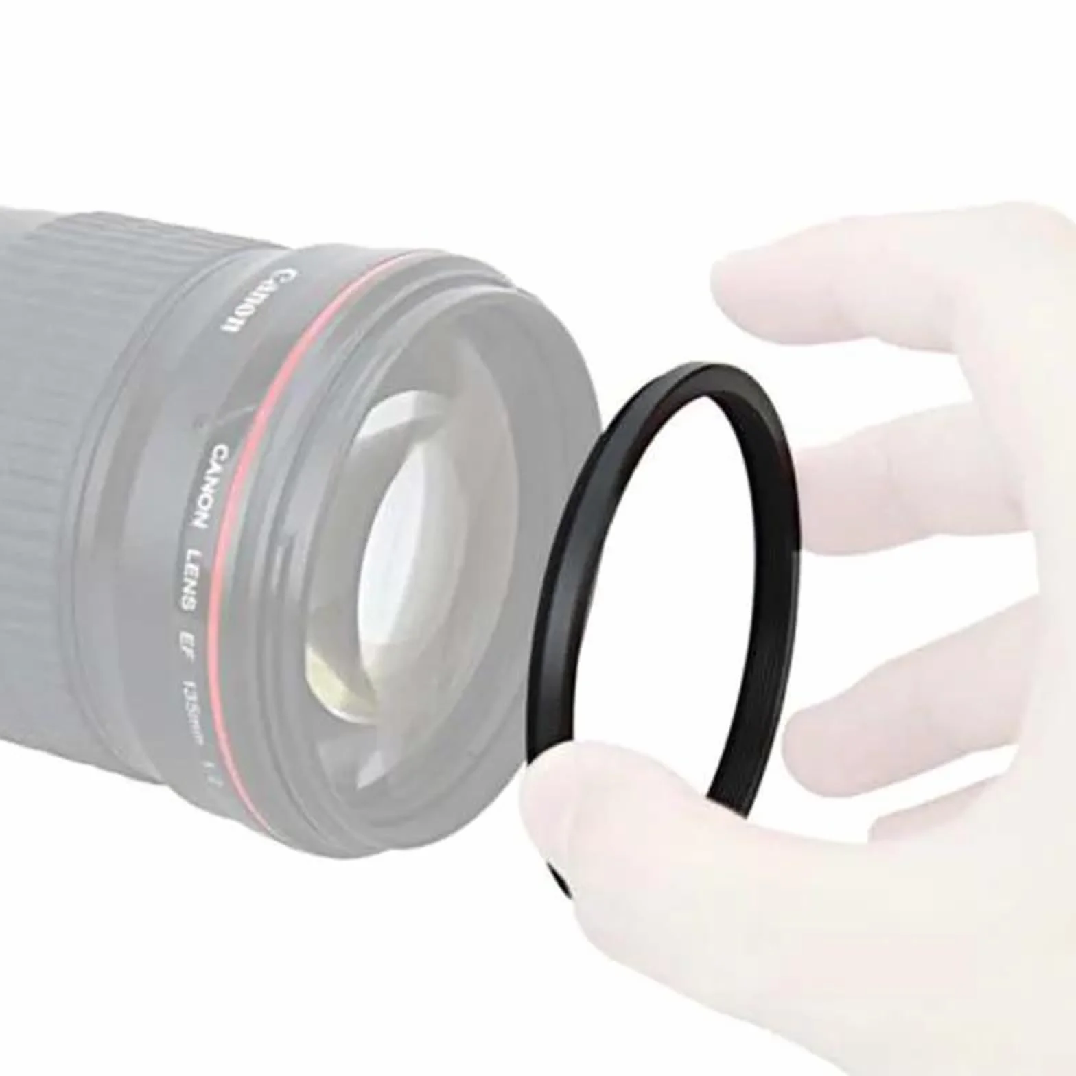Kit de Bague d'Adaptation pour Filtre de Caméra, Adaptateur d'Objectif en Métal, Diamètre de 37 mm à 82 mm