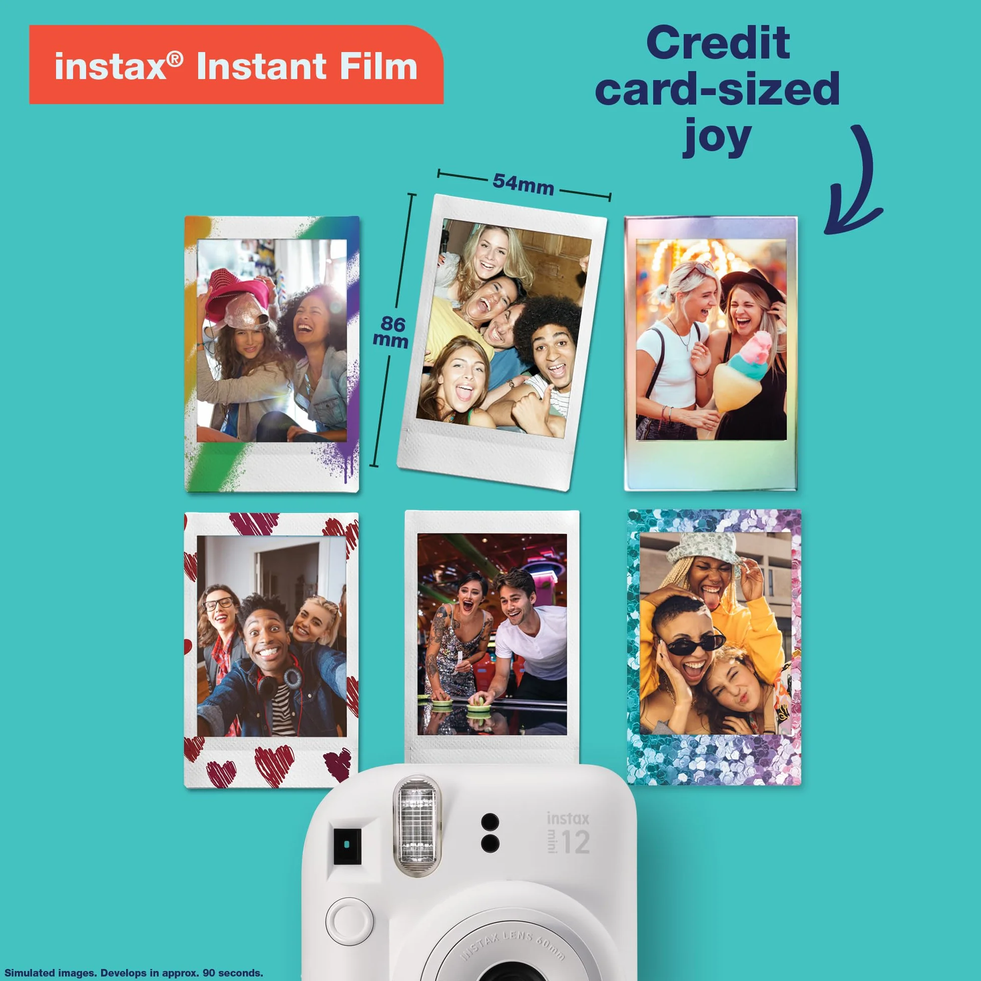 Fujifilm Instax Mini 12 Appareil Photo instantané Rose